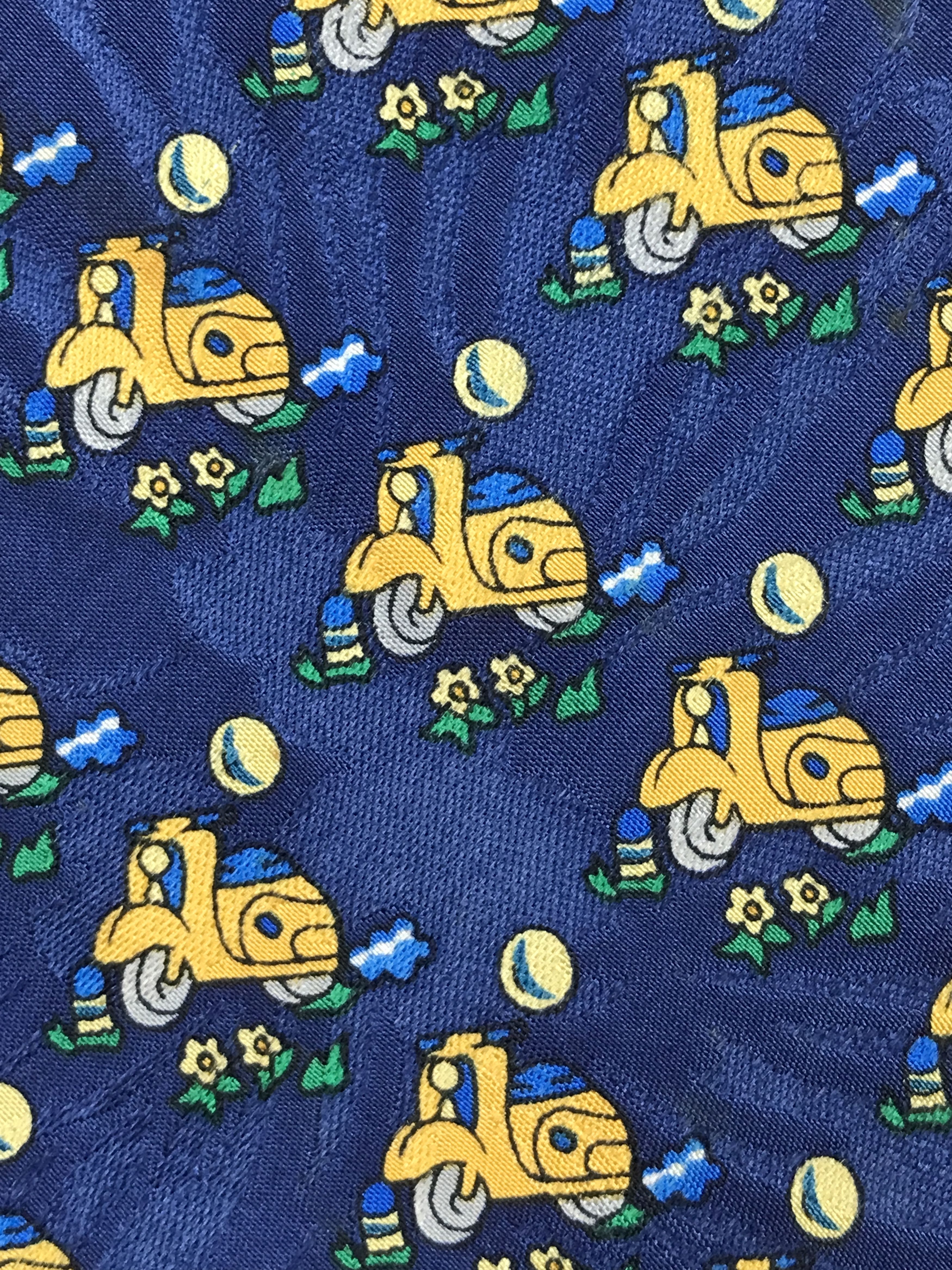 Designer × Vintage Vintage Omar Sharif Paris Silk Necktie Size ONE SIZE - 5 Thumbnail