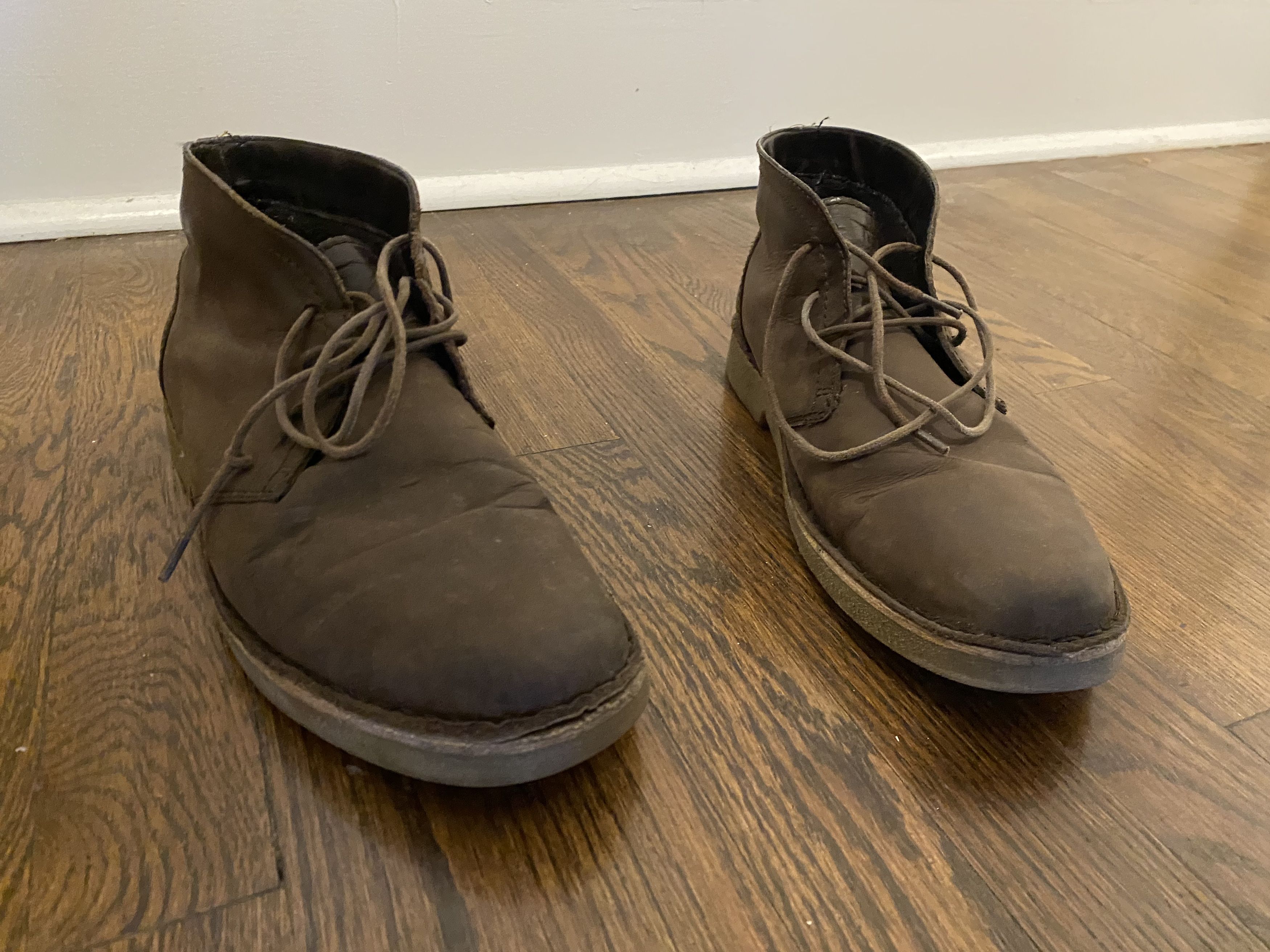 Crevo Andrew Marc Leather Chukka Boots Mens Brown Size 9 Medium Size US 9 / EU 42 - 1 Thumbnail