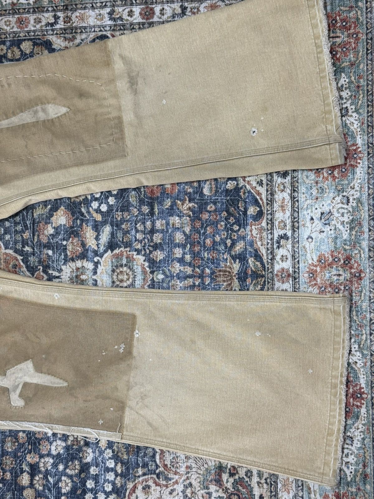Saint Michael Saint Mxxxxxx double knee flare pants Size US 36 / EU 52 - 4 Thumbnail
