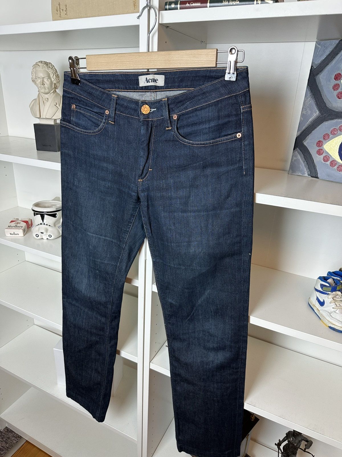 Acne Studios Vintage dark navy Acne denim jeans Size US 31 - 3 Thumbnail
