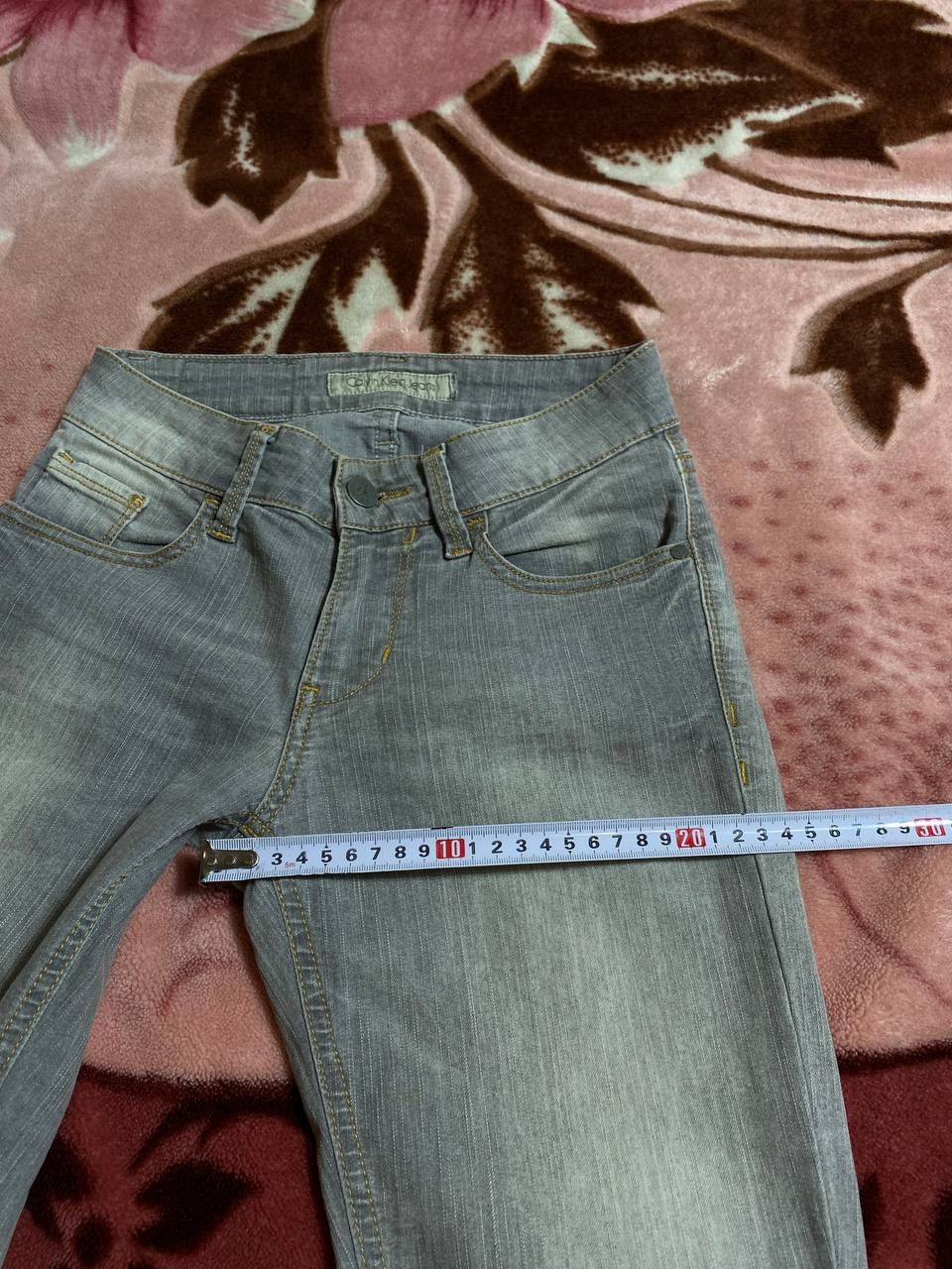 Calvin Klein Stretch Vintage Jeans Slim Y2k Denim Skinny jeans pants Size US 28 / EU 44 - 4 Thumbnail