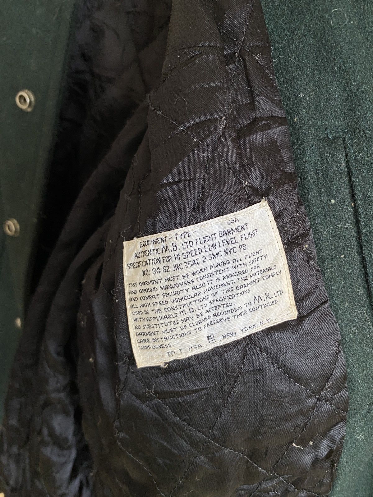 Vintage Vintage Brand Mike Birnies Varsity Leather Jacket 1970s Size US L / EU 52-54 / 3 - 7 Thumbnail