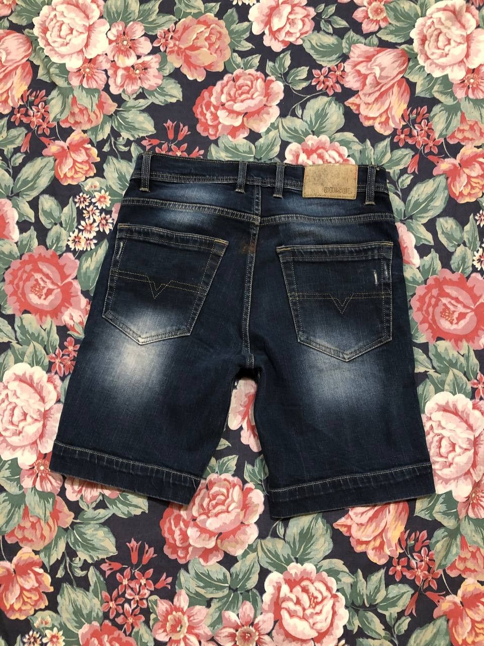 Diesel Vintage blue denim shorts Diesel logo crazy Y2K streetwear Size US 30 / EU 46 - 20 Thumbnail