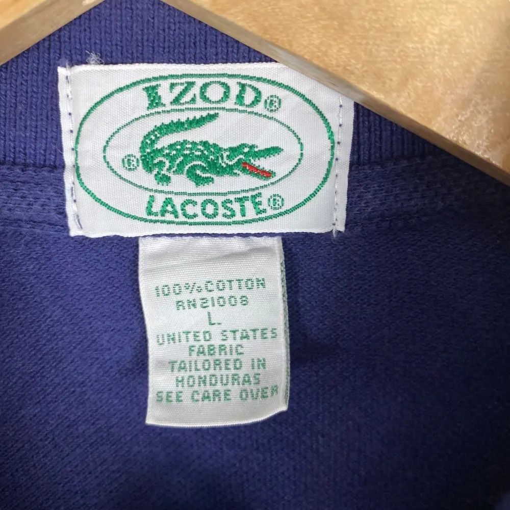 Lacoste Vintage LACOSTE Women Maternity Striped Polo Shirt Large Size L / US 10 / IT 46 - 5 Thumbnail