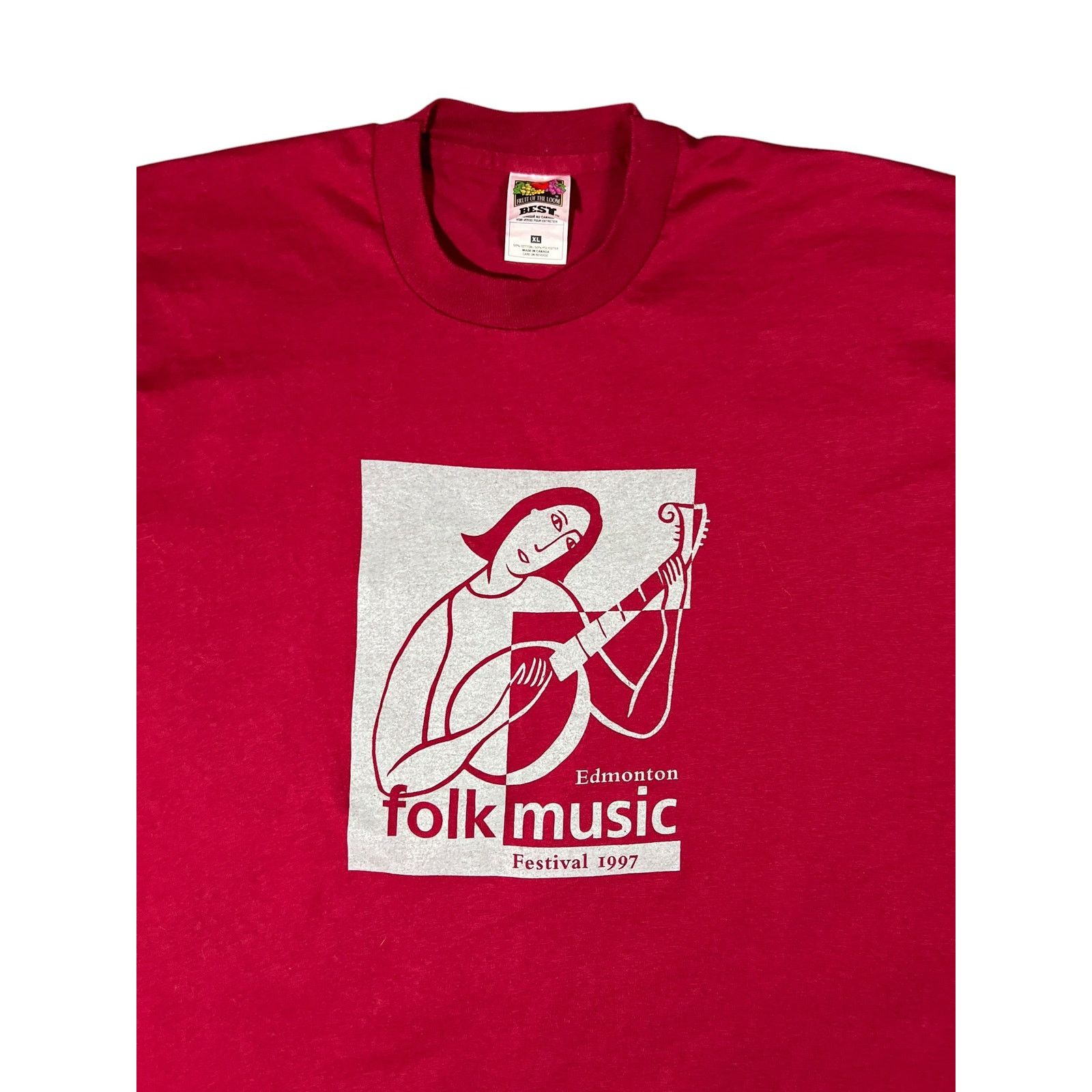 Band Tees × Fruit Of The Loom × Vintage Vintage 1997 Edmonton Folk Music Festival tee (XL) Size US XL / EU 56 / 4 - 2 Thumbnail