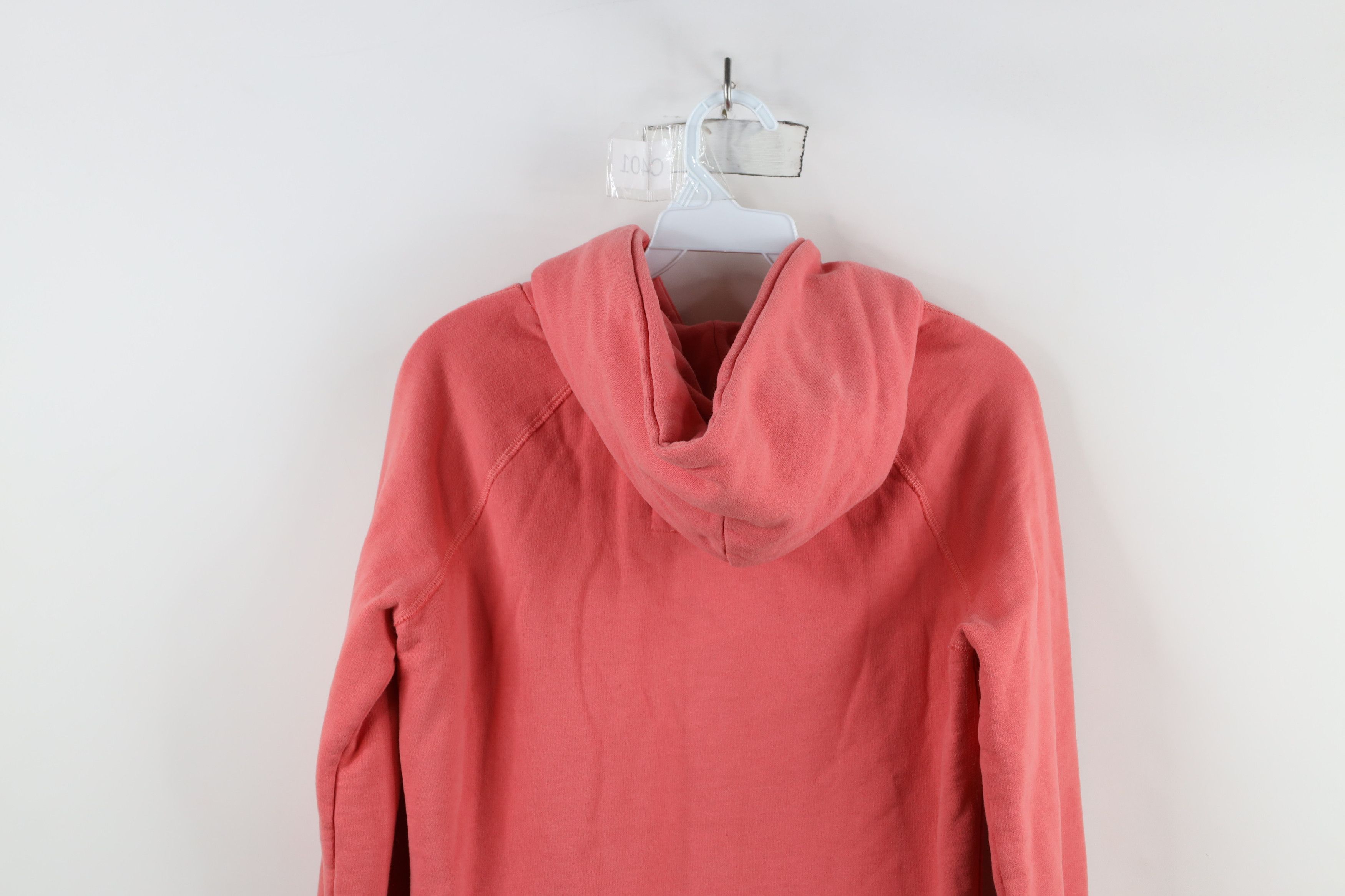 Abercrombie & Fitch × Vintage Vintage 90s Y2k Abercrombie Spell Script Cropped Hoodie Pink Size L / US 10 / IT 46 - 12 Thumbnail