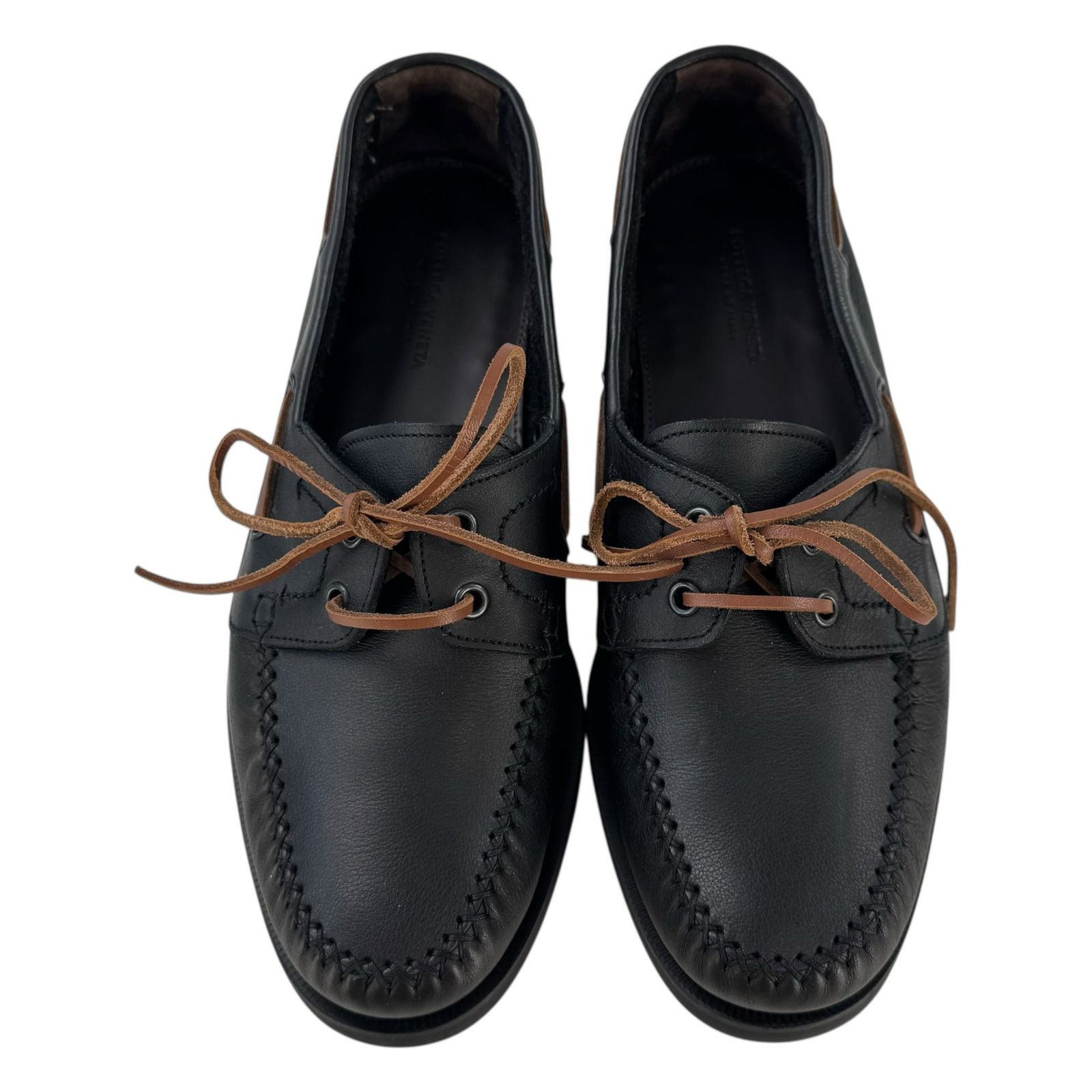 Bottega Veneta Bottega Veneta Leather Boat Shoes Size US 8 / EU 41 - 8 Thumbnail