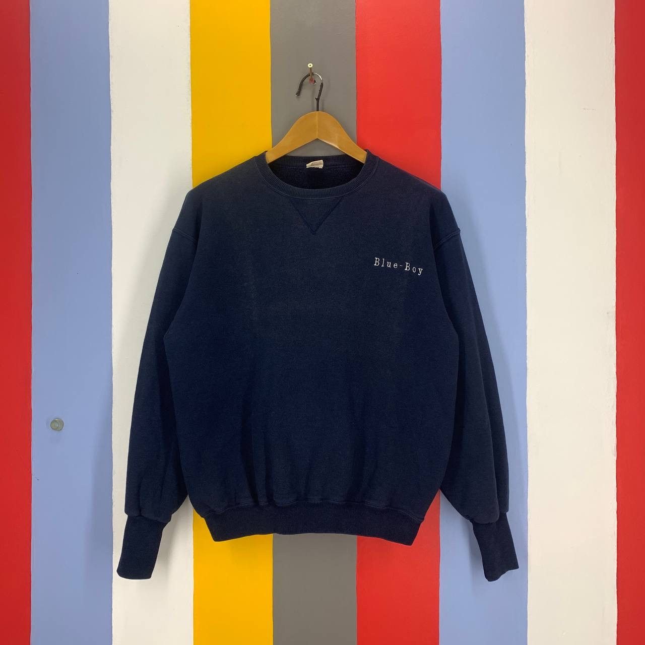 Hanes 90s Vintage BLUE BOY MOTOR SPORTS CLUB Sweatshirt #2491/J Size US M / EU 48-50 / 2 - 3 Thumbnail