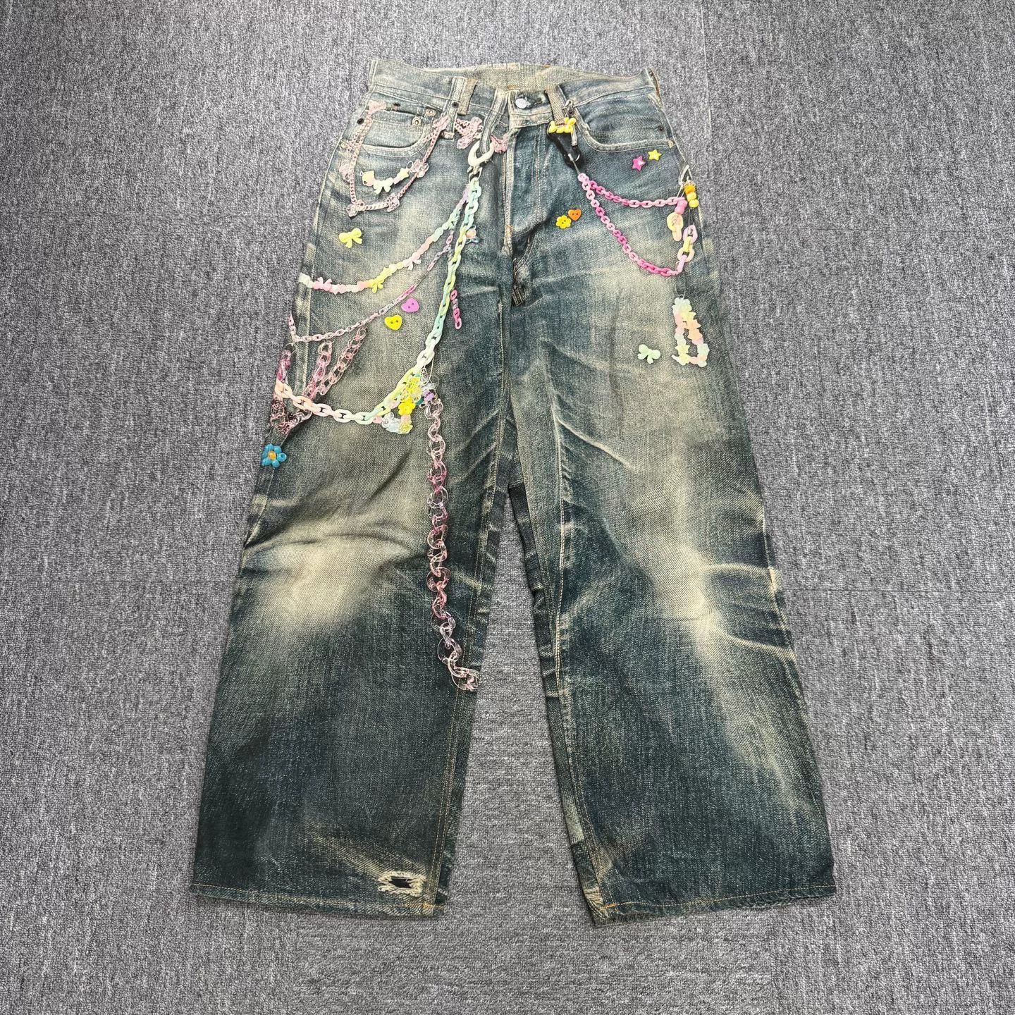 Acne Studios acne studios 3d printed chain jeans. Size US 44 / EU 60 - 1 Thumbnail