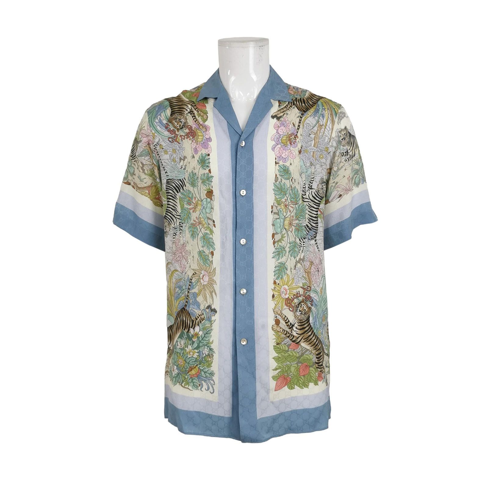 Gucci Gucci Floral Tiger Silk Shirt Size 46 Size US S / EU 44-46 / 1 - 1 Thumbnail