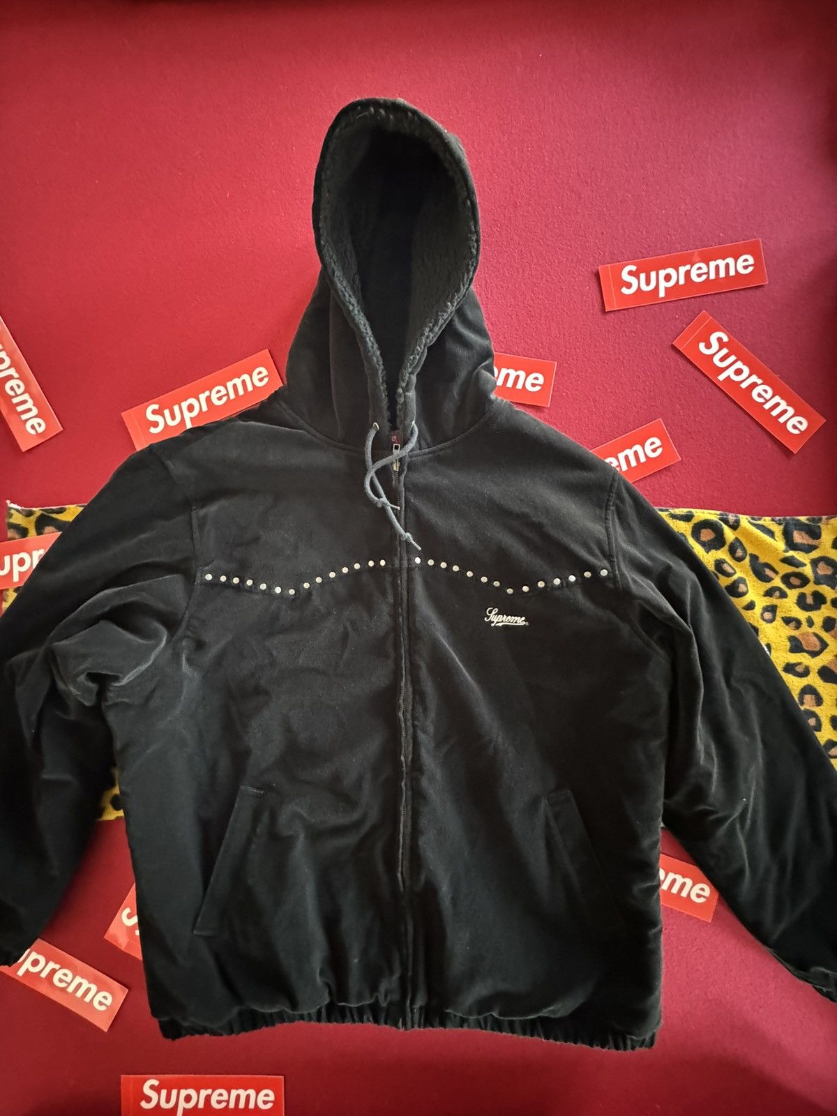 Supreme Supreme Paisley Studded Work Jacket | Grailed