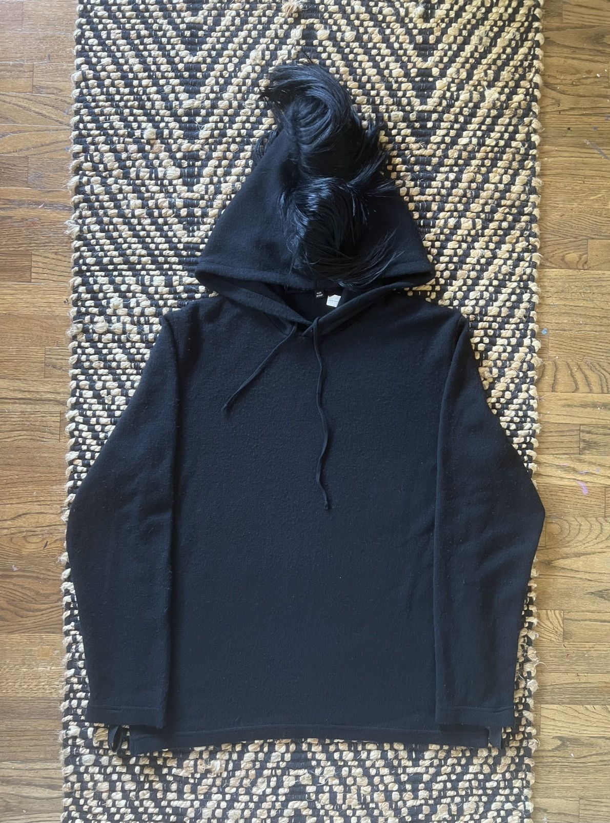 Helmut Lang Helmut Lang AW03 Black Mohawk Bondage Hoodie Size US L / EU 52-54 / 3 - 1 Thumbnail