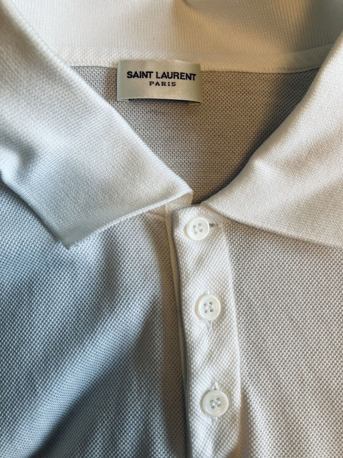 Saint Laurent Paris YSL Cotton Polo Size US L / EU 52-54 / 3 - 4 Thumbnail