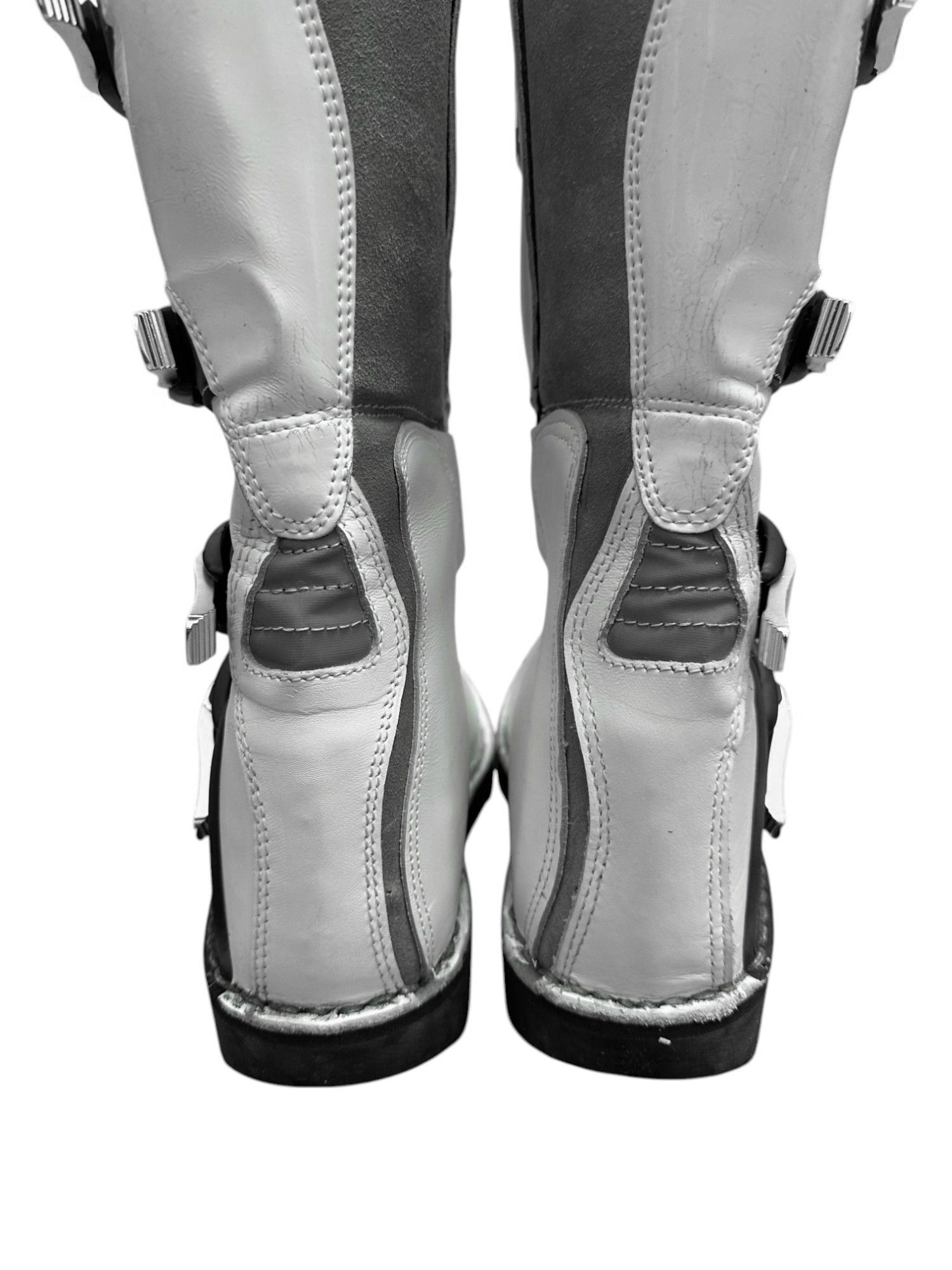 Dolce & Gabbana F/W 2003 Moto Cross White Boots Size US 5 / IT 35 - 6 Thumbnail