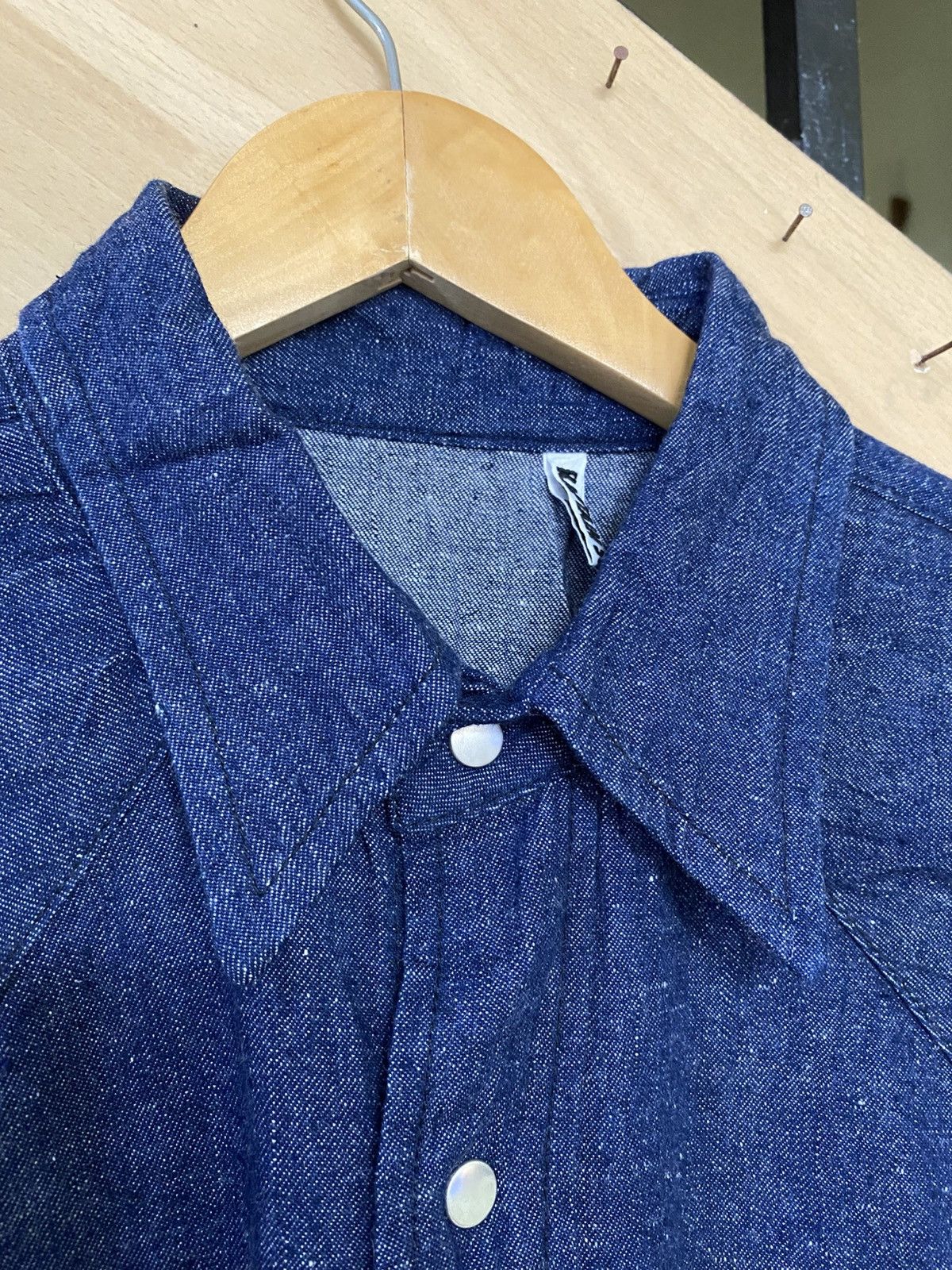Kaptain Sunshine Western Denim Shirt Size US XL / EU 56 / 4 - 4 Thumbnail