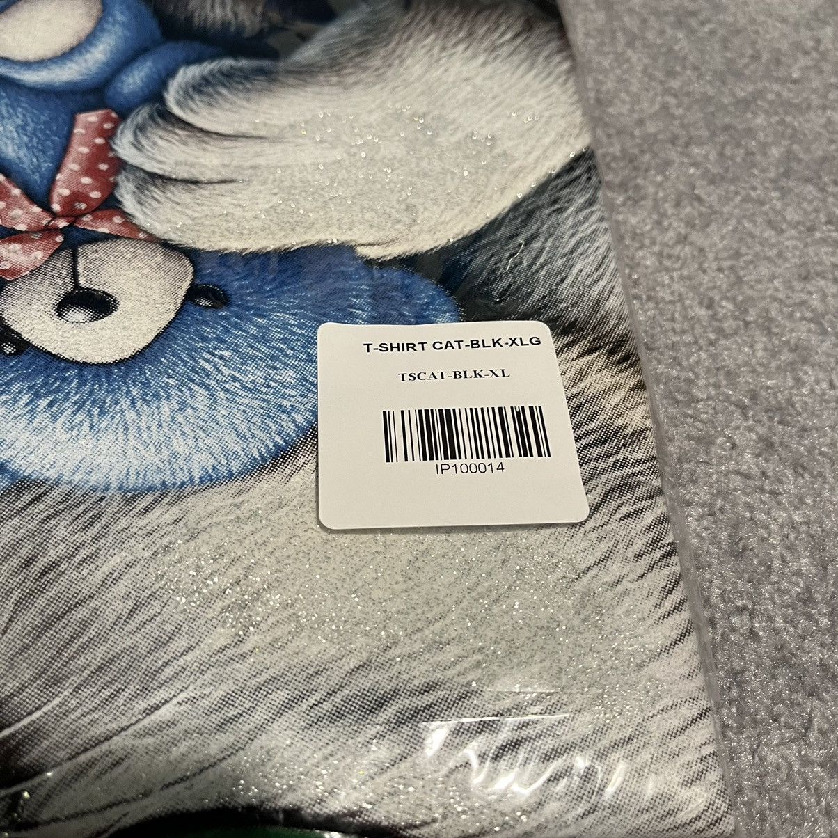 Imran Potato Imran Potato Glitter Cat Glow In The Dark Graphic Logo Tee Size US XL / EU 56 / 4 - 8 Thumbnail