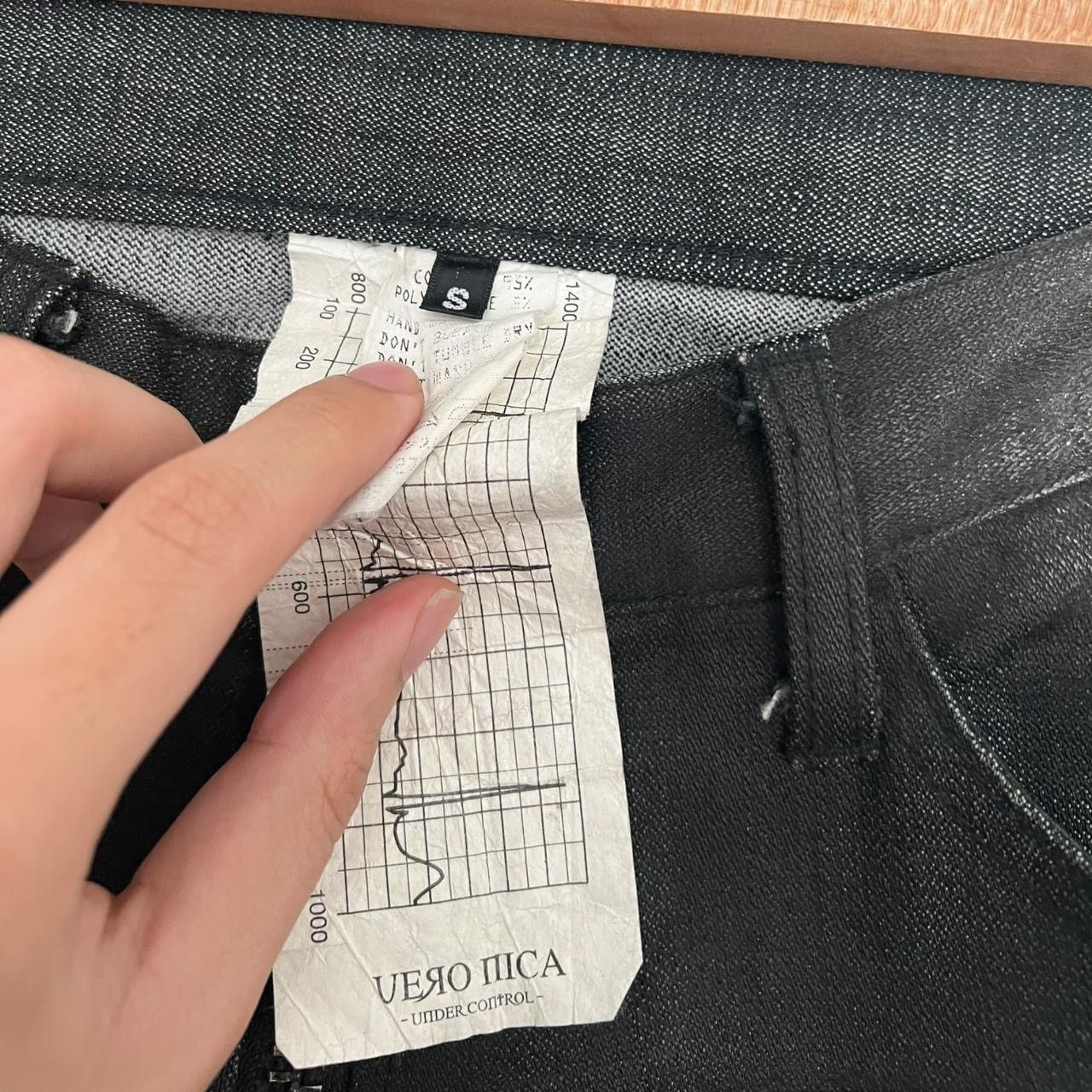 Japanese Brand Veronica arizona studded crack waxed denim Size US 30 / EU 46 - 5 Thumbnail