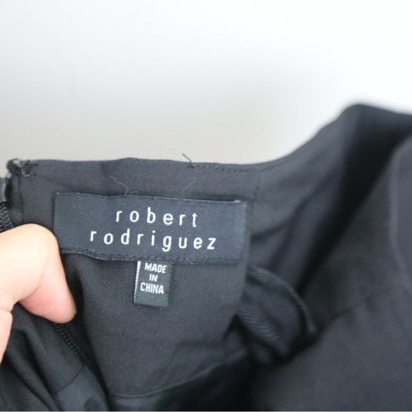 Robert Rodriguez Robert Rodriguez Tie Front Ribbon Wrap Pencil Skirt Black Size 27" / US 4 / IT 40 - 3 Thumbnail