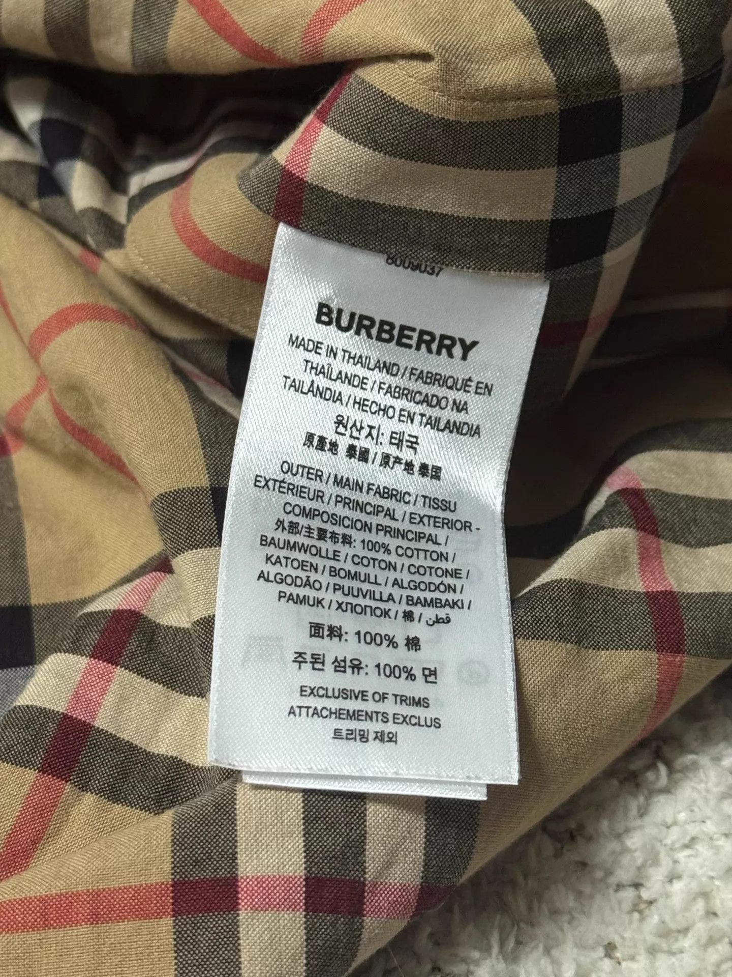 Burberry Burberry Women's Double Pocket Check Shirt UK6 Size S / US 4 / IT 40 - 3 Thumbnail