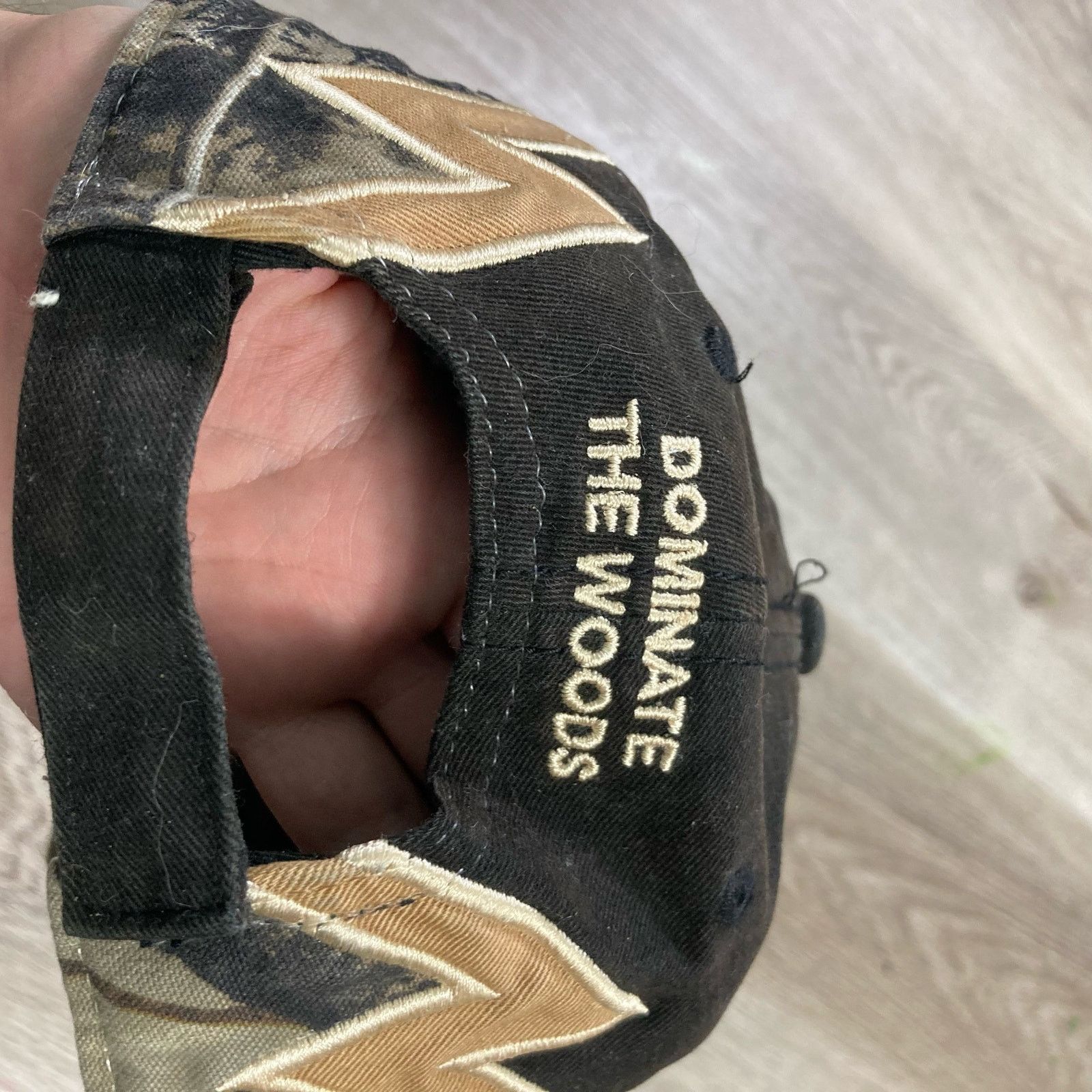 Other Buck Wear Men's Black Camouflage Deer Hunter Baseball Size ONE SIZE - 3 Thumbnail