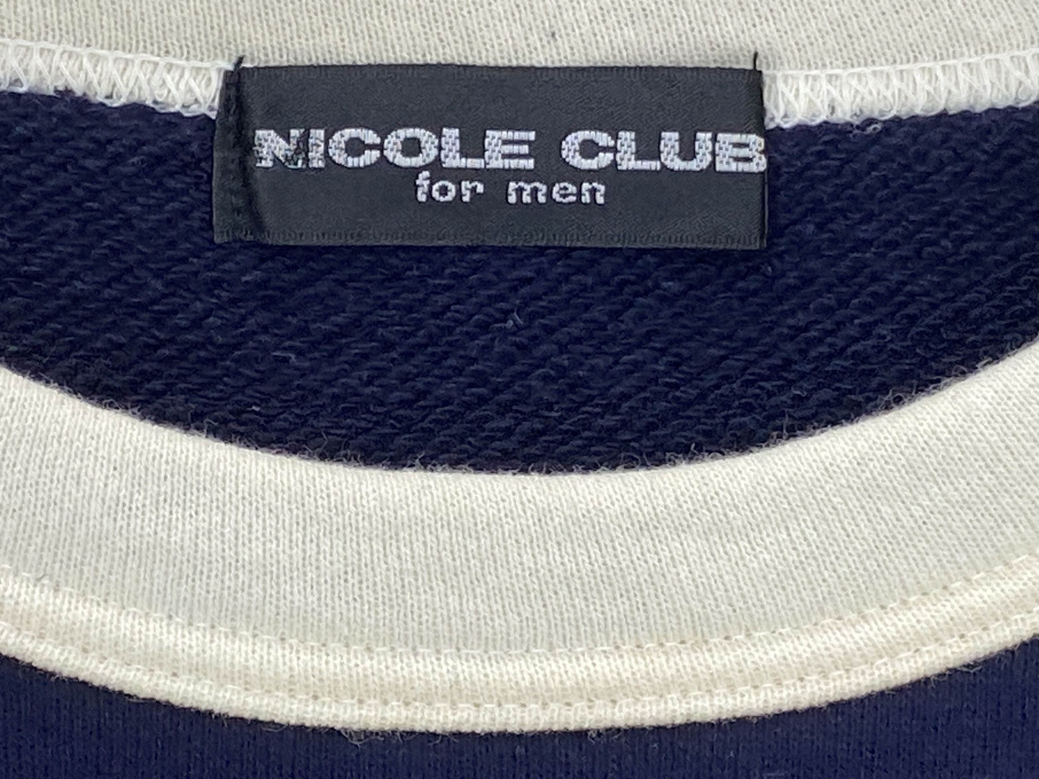 Nicole Club Nicole Sweatshirt Embroided Spellout Pullover Size US S / EU 44-46 / 1 - 5 Thumbnail