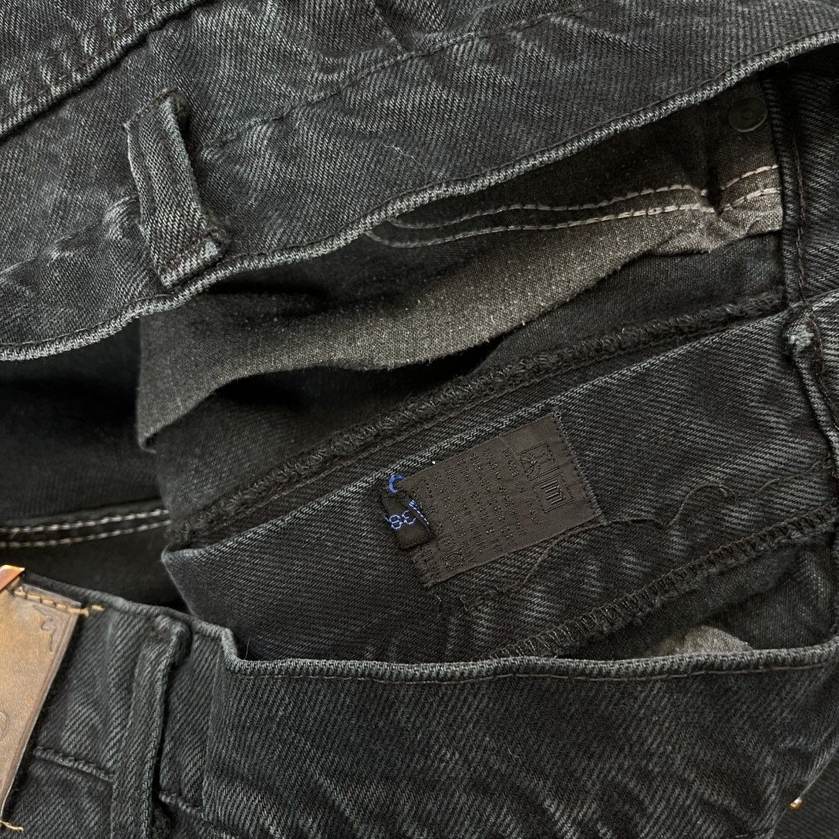 Valentino × Vintage VINTAGE VALENTINO DENIM JEANS WASHED BLACK Size US 38 / EU 54 - 9 Thumbnail