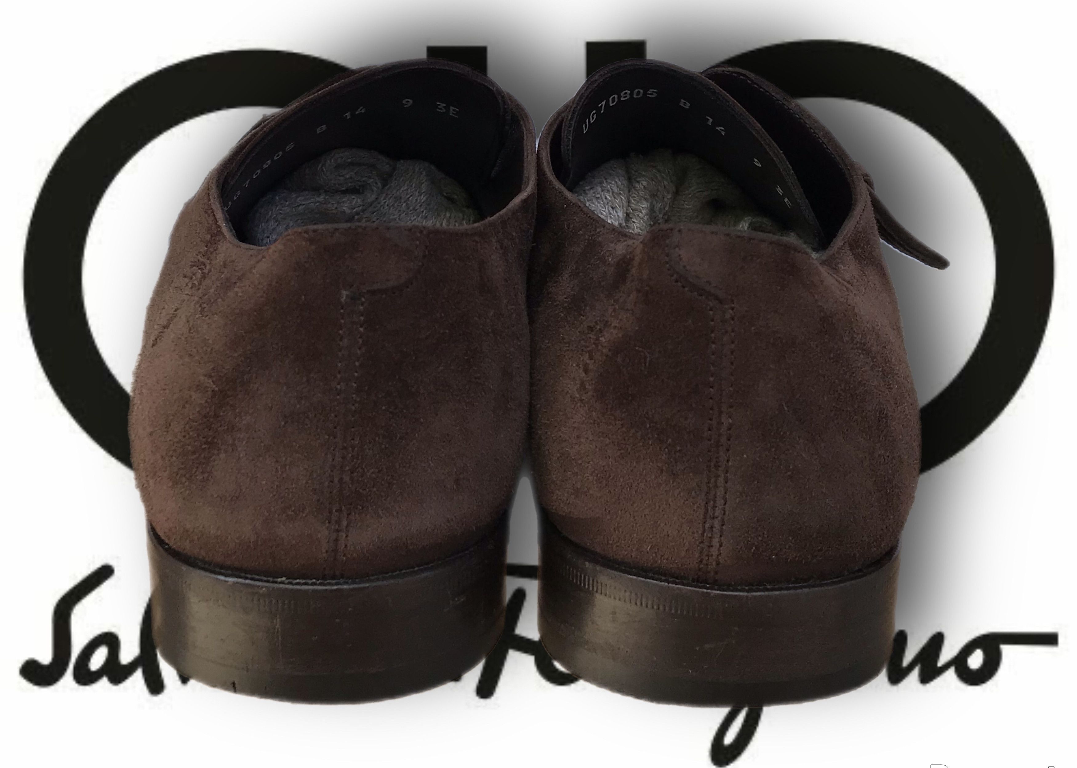 Salvatore Ferragamo Salvatore Ferragamo Dress Suede Single Monk Strap Loafer Size US 10 / EU 43 - 4 Thumbnail