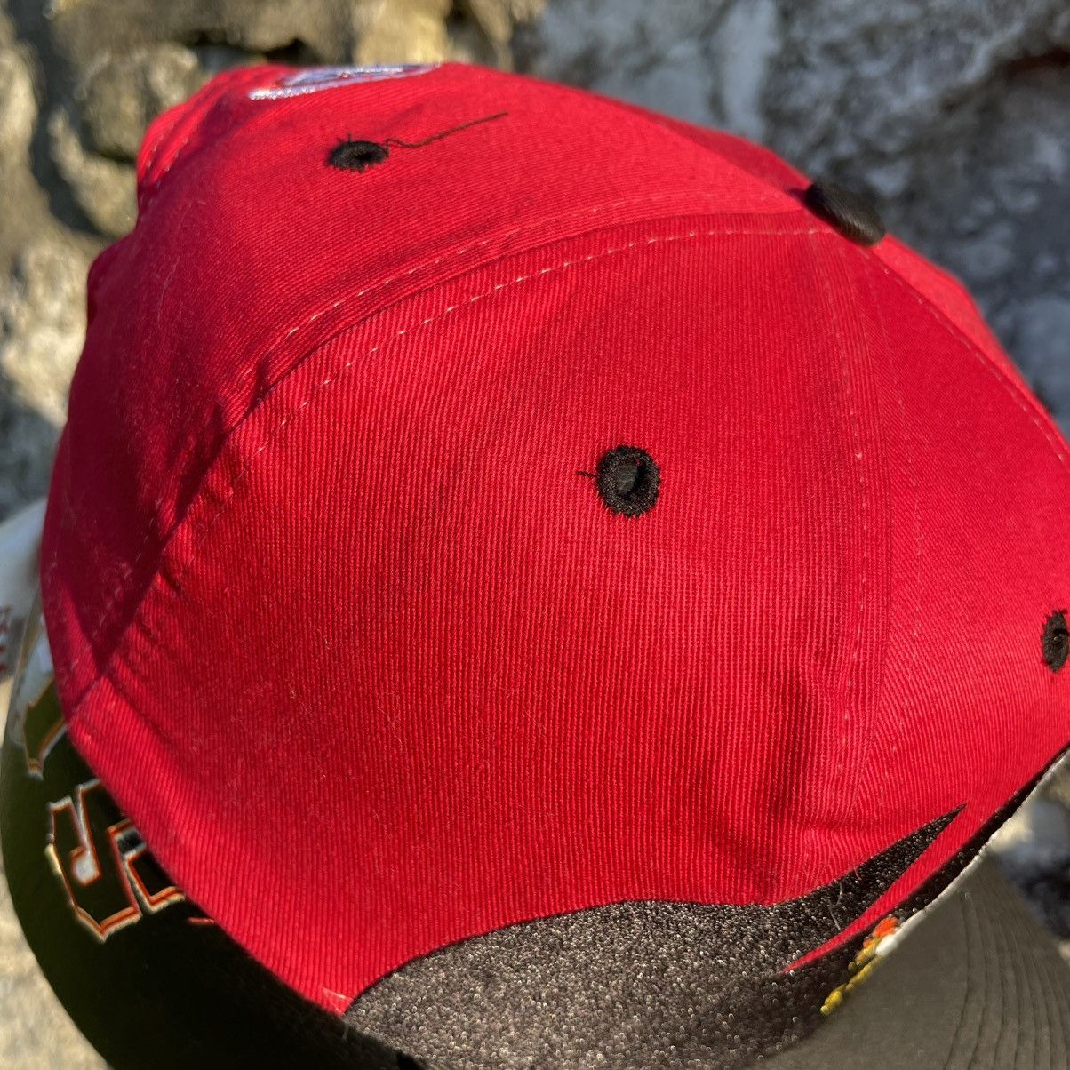 Other Vintage John Force NHRA 5 Time Champ Sharktooth Snapback Hat Size ONE SIZE - 7 Thumbnail