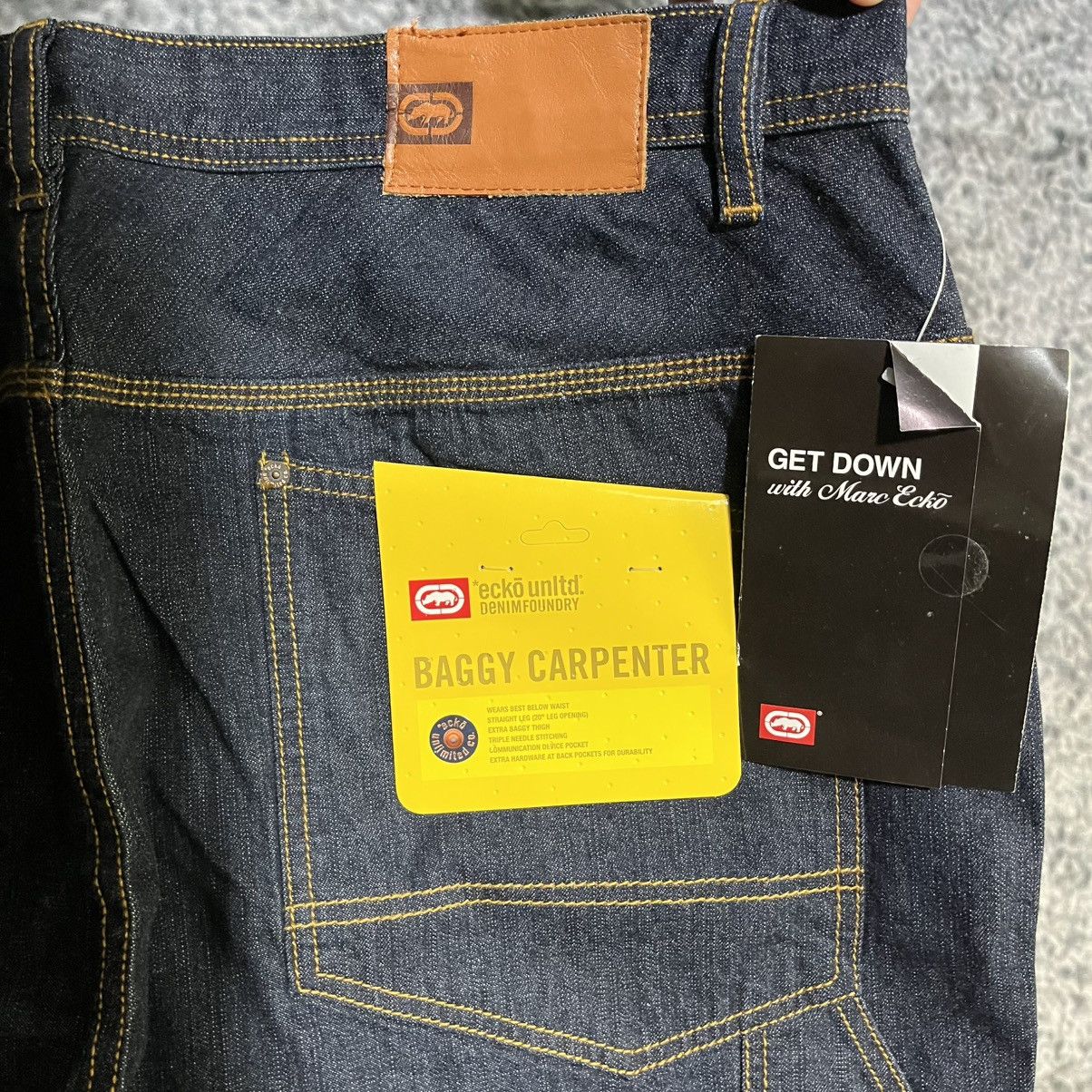Ecko Unltd. Vintage Y2K Ecko UNLTD Baggy Wide Leg Grunge Skater Jeans Size US 40 / EU 56 - 5 Thumbnail