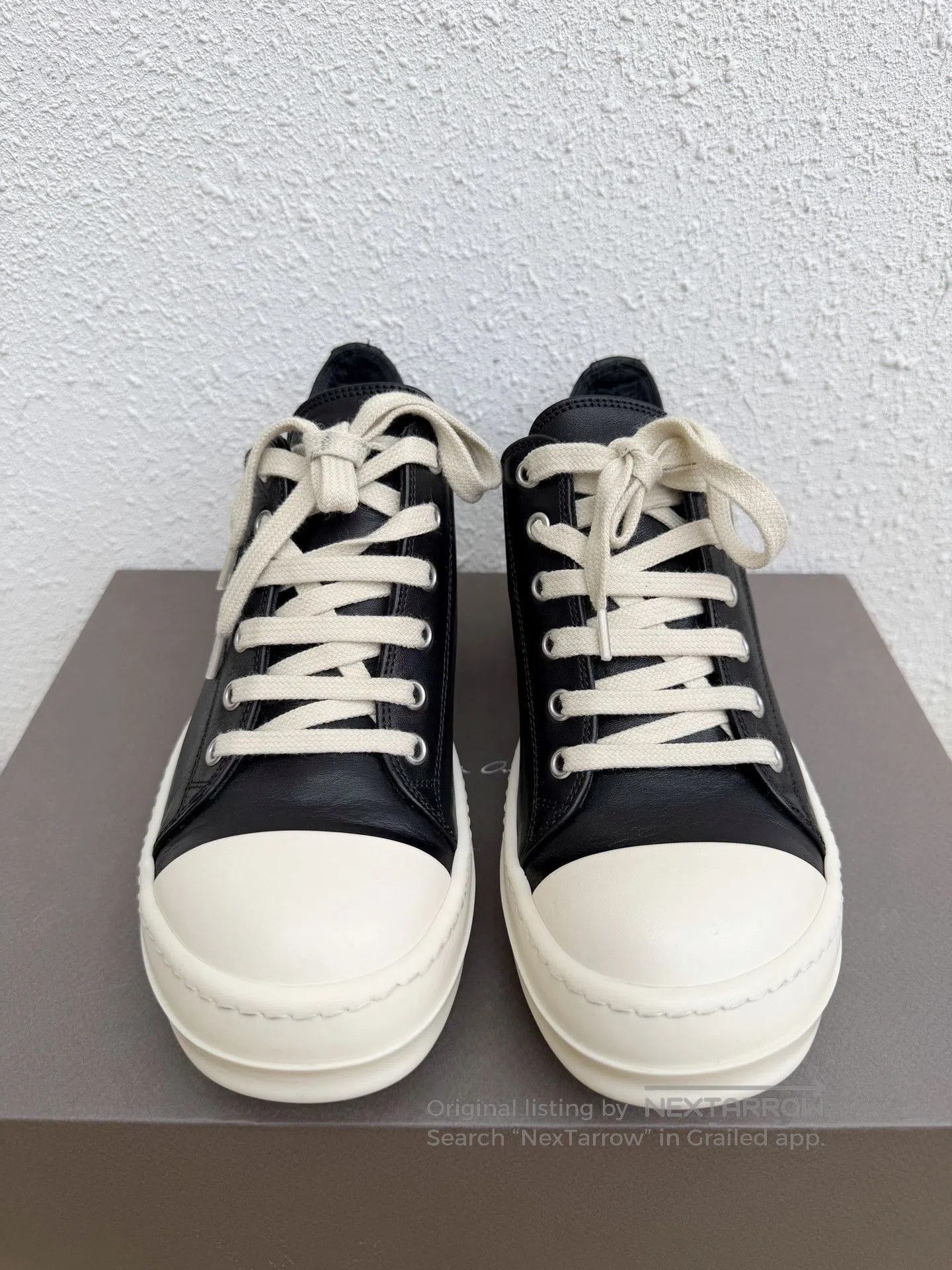 Rick Owens Rick Owens x Converse Women Leather Low-Top. Size US 6 / IT 36 - 4 Thumbnail
