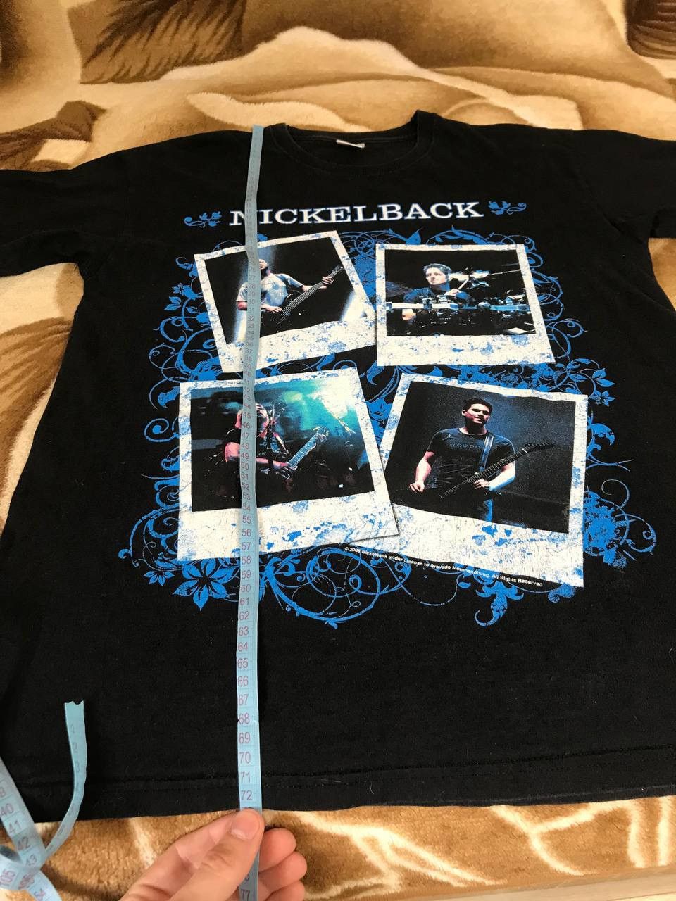 Band Tees 🔥 2008 Vintage Nickelback Europe Tour Band Tee Shirt Rare Size US L / EU 52-54 / 3 - 14 Thumbnail