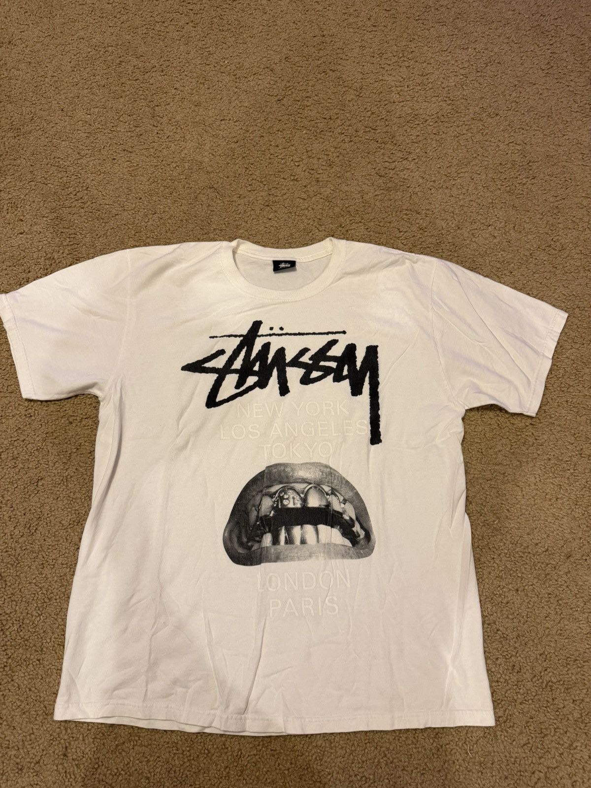 Rick Owens × Stussy Stussy x Rick Owens World Tour T-Shirt Size US L / EU 52-54 / 3 - 1 Thumbnail