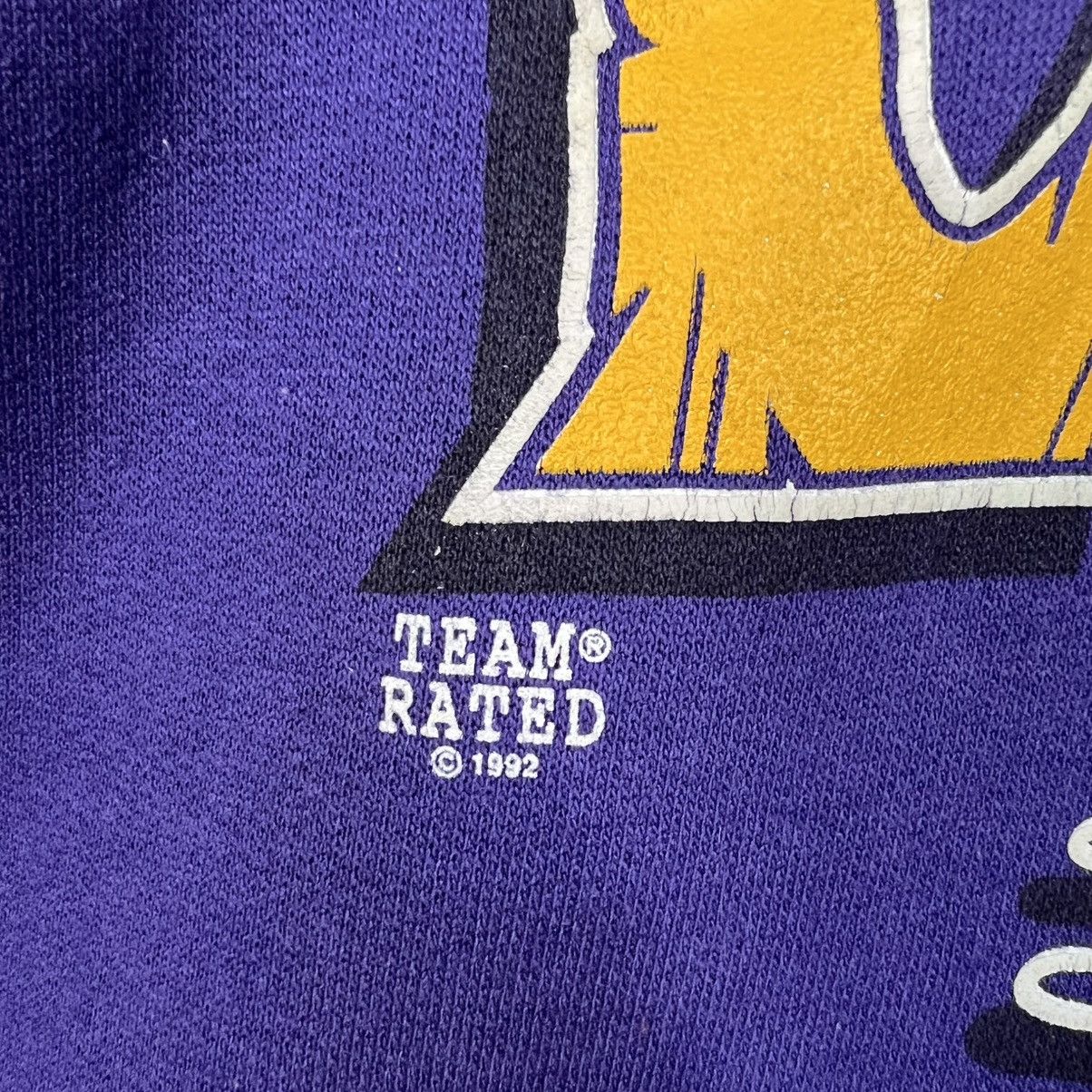 NBA Vintage 90’s NBA Los Angeles Lakers Sweatshirt #4227-C193 Size US M / EU 48-50 / 2 - 4 Thumbnail