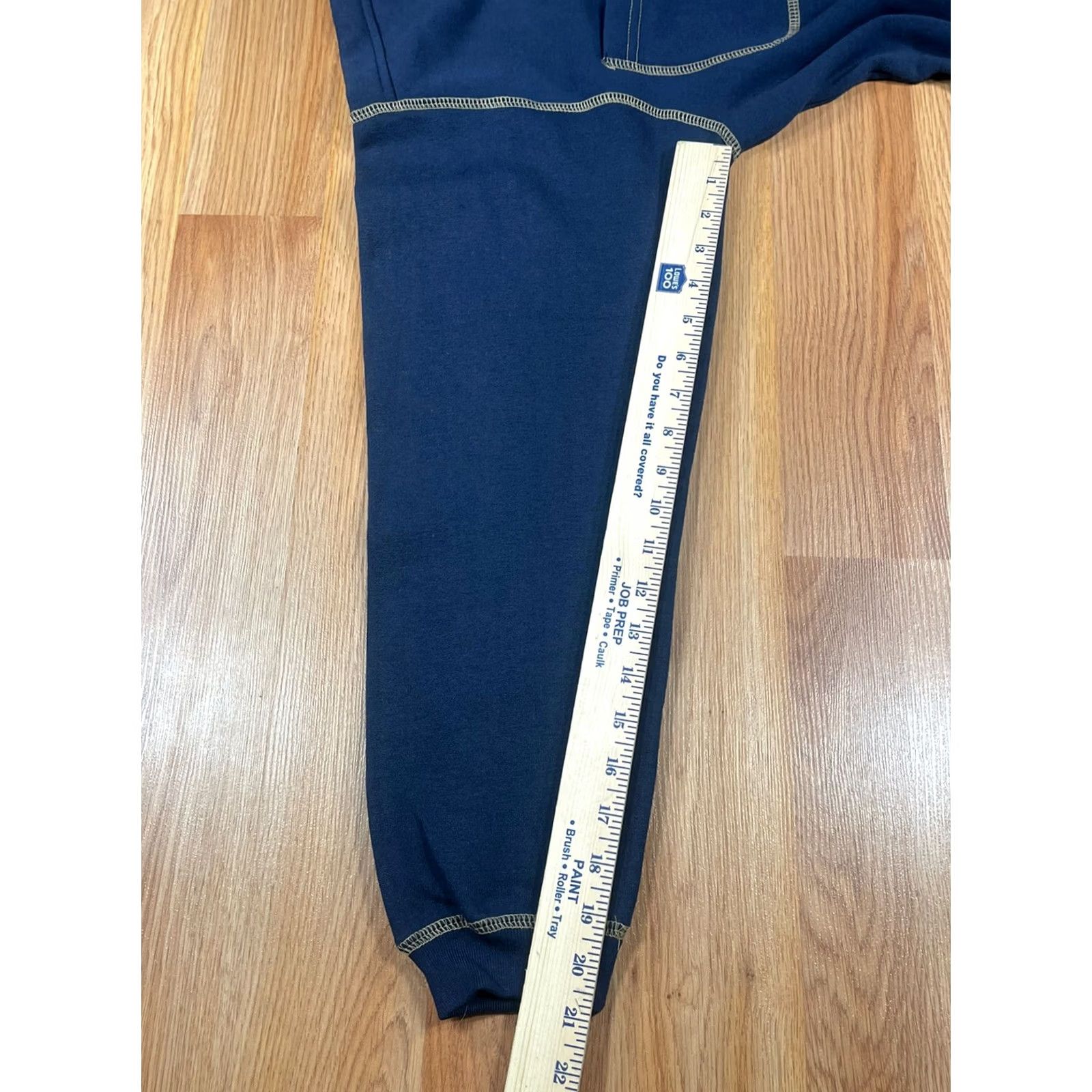 Vintage Chic Navy Blue Long Sleeve 1/4 Zip Pullover Sweater Mens M Cotton Polyester SHIRT Pullover Zipper Mens Size US M / EU 48-50 / 2 - 6 Thumbnail