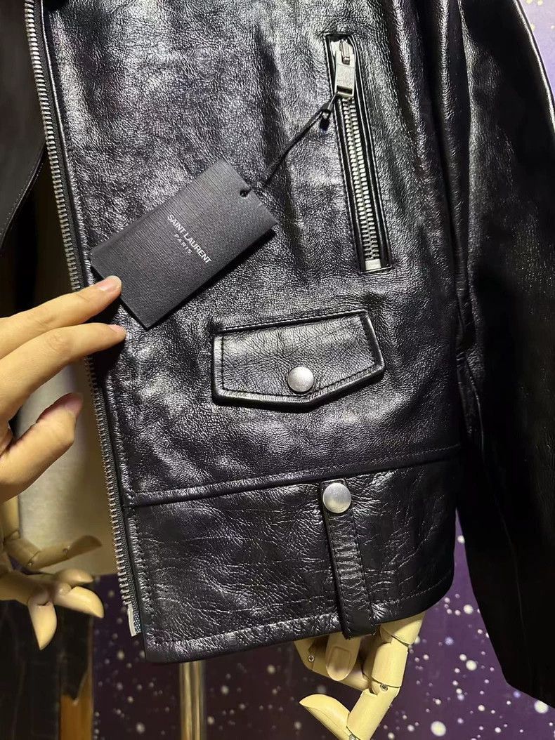 Saint Laurent Paris Saint Laurent Classic Leather Jacket L01-2506 Size US L / EU 52-54 / 3 - 2 Thumbnail