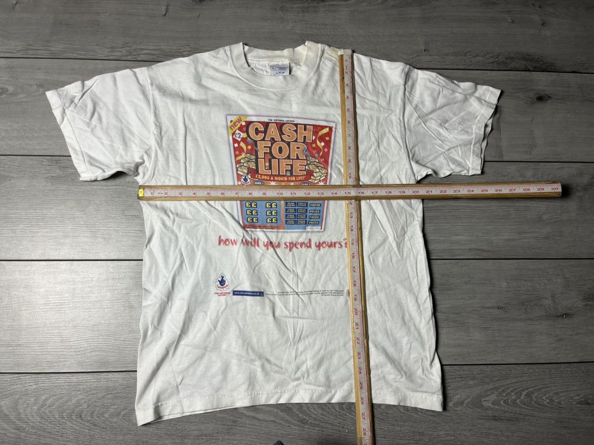 Band Tees The National Lottery T-shirt Cash For Life size Large Size US L / EU 52-54 / 3 - 6 Thumbnail