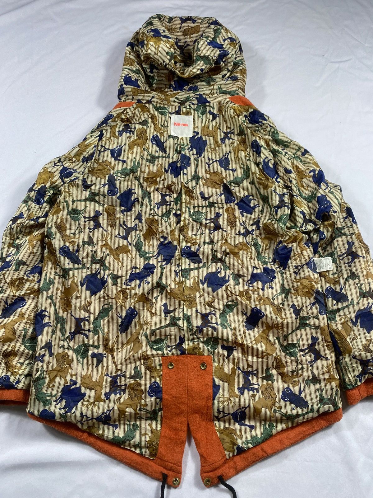 Ne-Net Issey Miyake ne-net Cats Animal print Wool Jacket Size US M / EU 48-50 / 2 - 7 Thumbnail