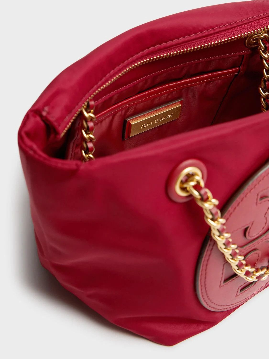 Tory Burch o1s22i1n1024 Size: OS / Small Ella Shoulder Bag in Burgundy Size ONE SIZE - 6 Thumbnail