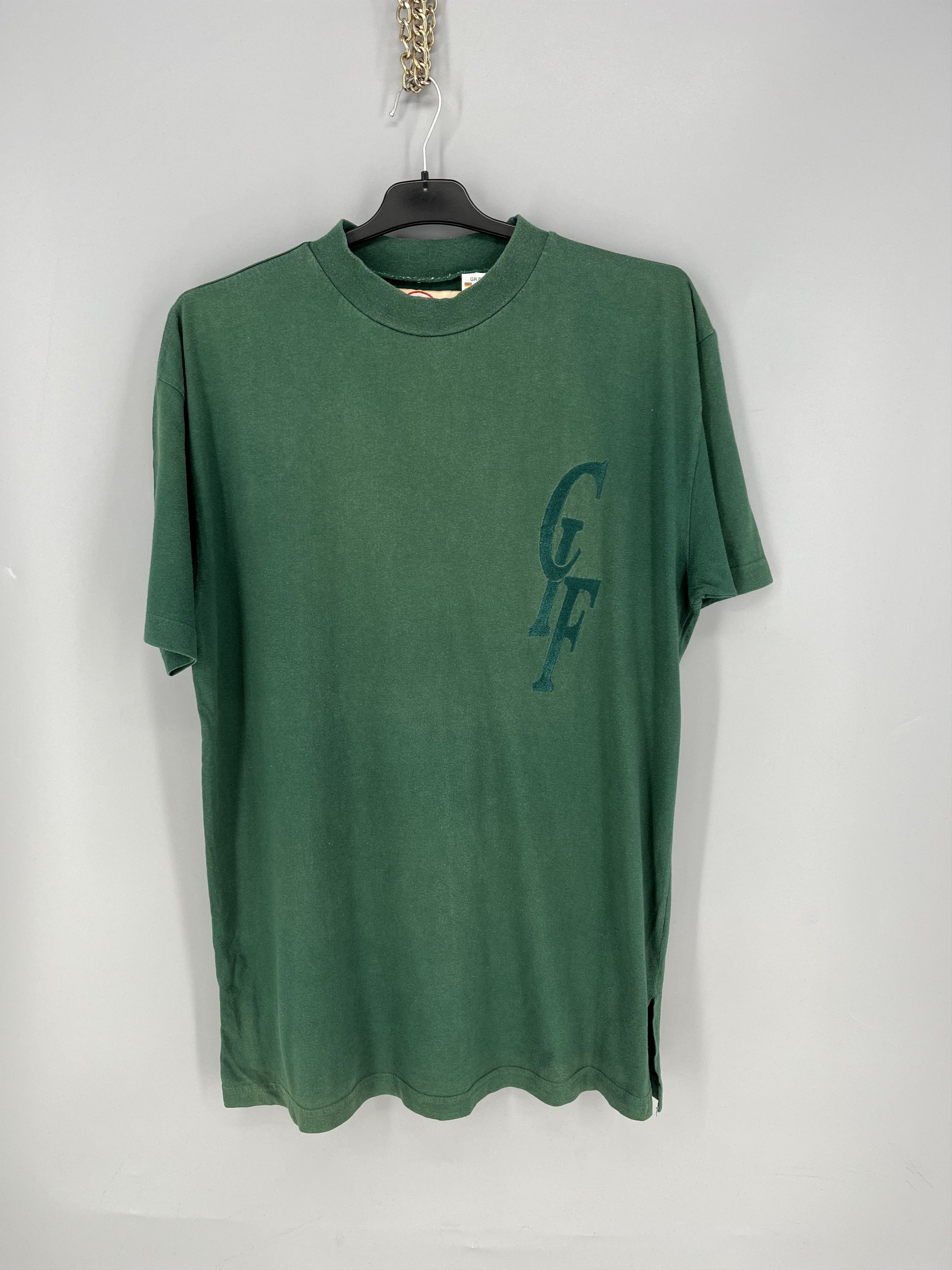 Vintage Vintage RARE 90S Dolly Wood Green Logo Tee Size US L / EU 52-54 / 3 - 1 Thumbnail