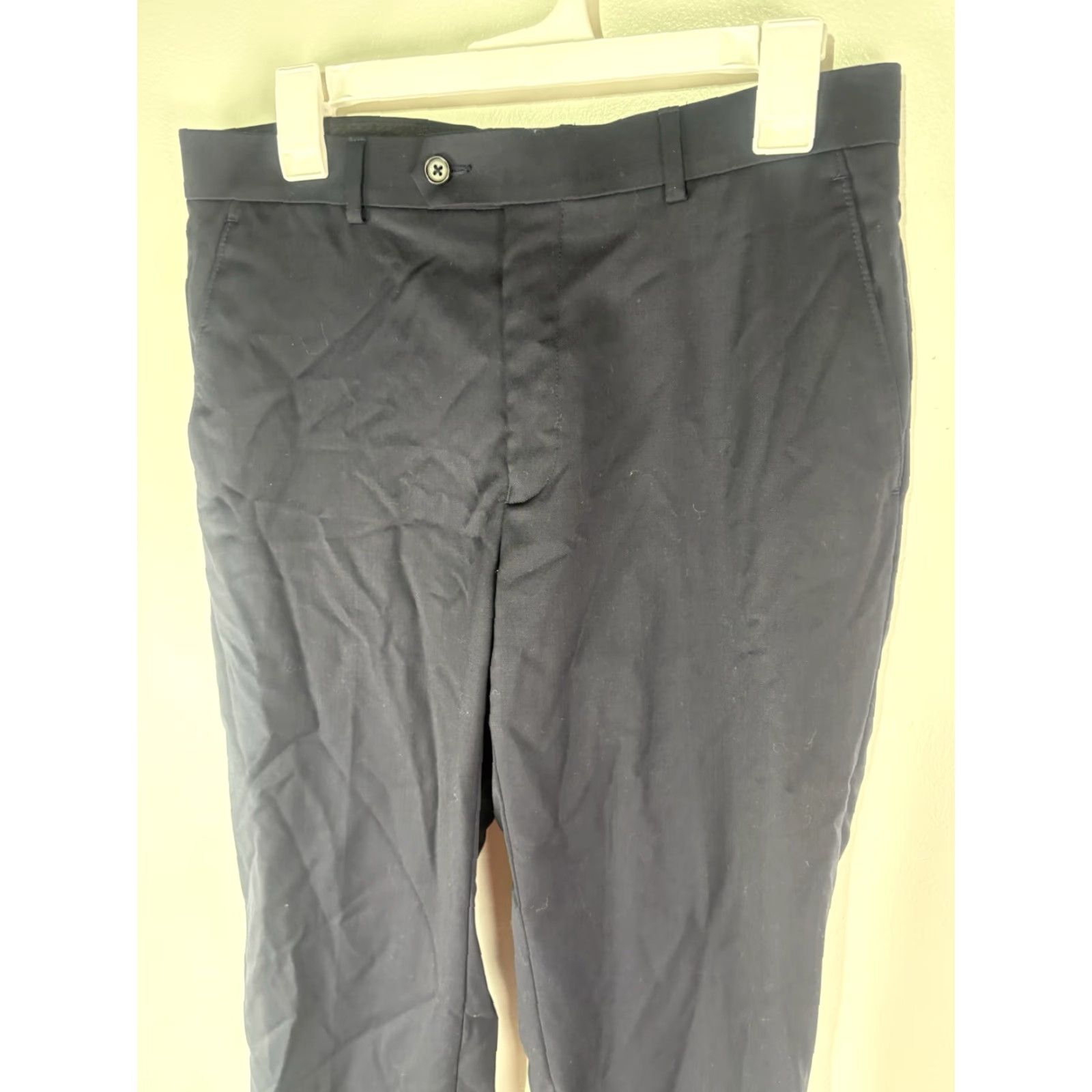 Ralph Lauren VINTAGE Lauren Ralph Lauren Dress Pants Men’s 32X30 Wool Navy Business Formal Casual Workwear Indonesia Size US 32 / EU 48 - 2 Thumbnail