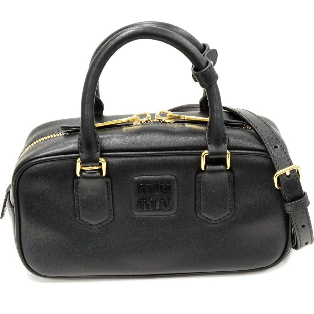 Miu Miu Miu Miu Miu Miu Arcadie Leather 2way Bag Leather
