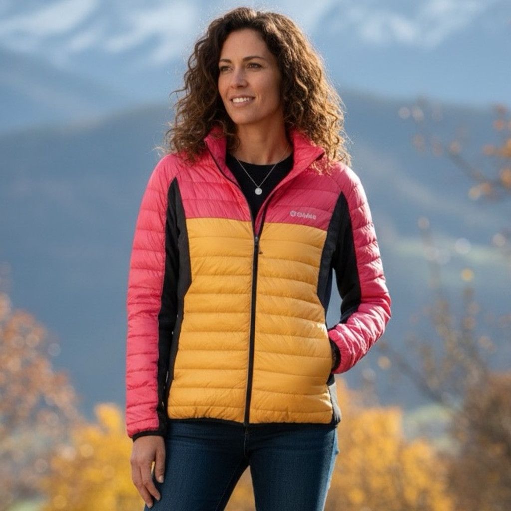 Colmar Colmar Golf Lightweight Colorblock Puffer Jacket Size 44 Size M / US 6-8 / IT 42-44 - 1 Thumbnail
