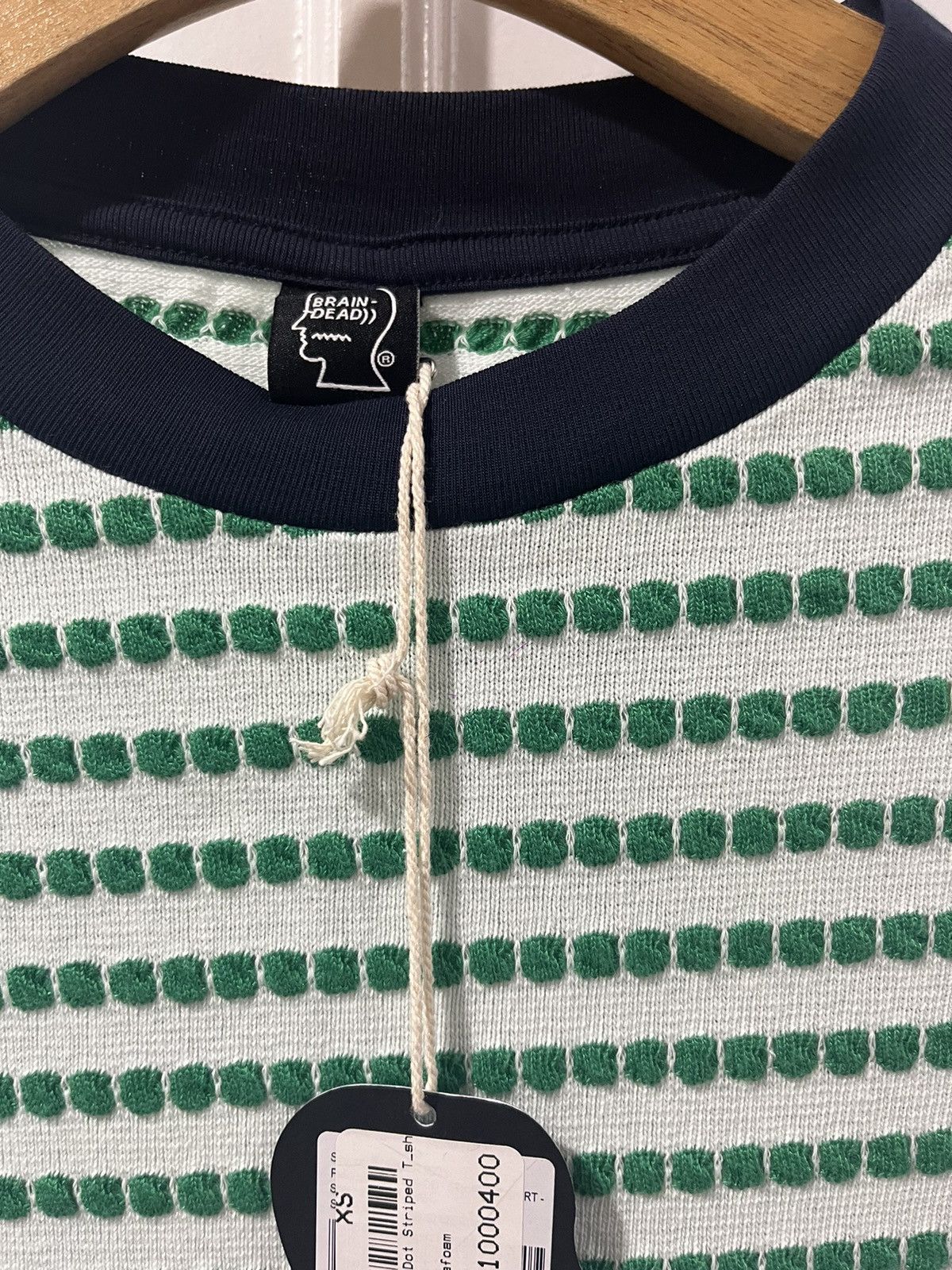 Brain Dead Brain Dead Raised Dot Striped Tshirt Size US S / EU 44-46 / 1 - 4 Thumbnail