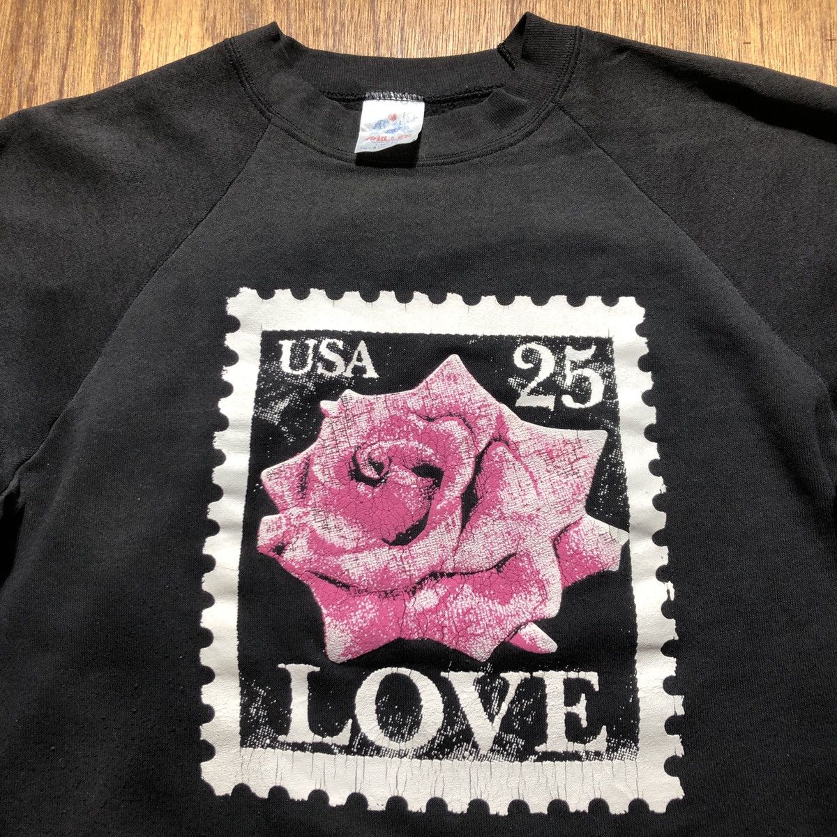 Vintage Vintage Love Stamp Roses Sweatshirt Size US M / EU 48-50 / 2 - 4 Thumbnail