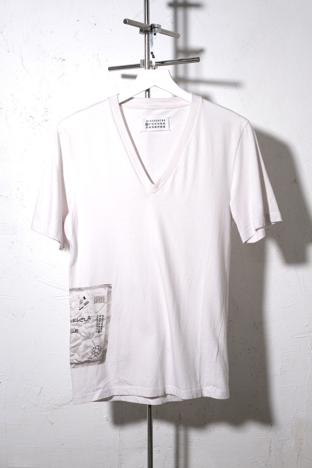 Maison Martin Margiela SS08 “Fast Delivery” V-Neck Tee