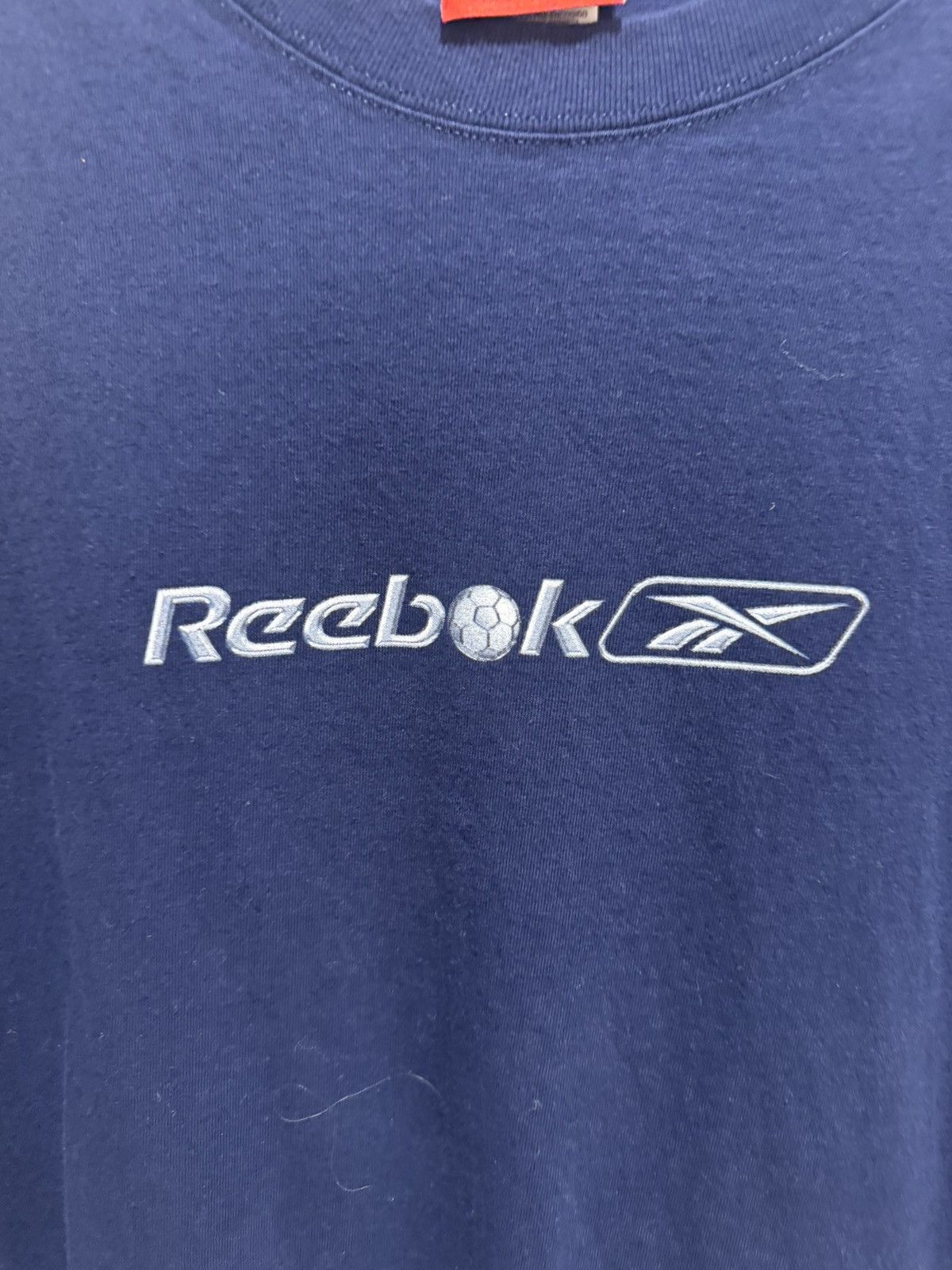 Reebok × Vintage Vintage Reebok soccer t shirt navy size XL Size US XL / EU 56 / 4 - 2 Thumbnail