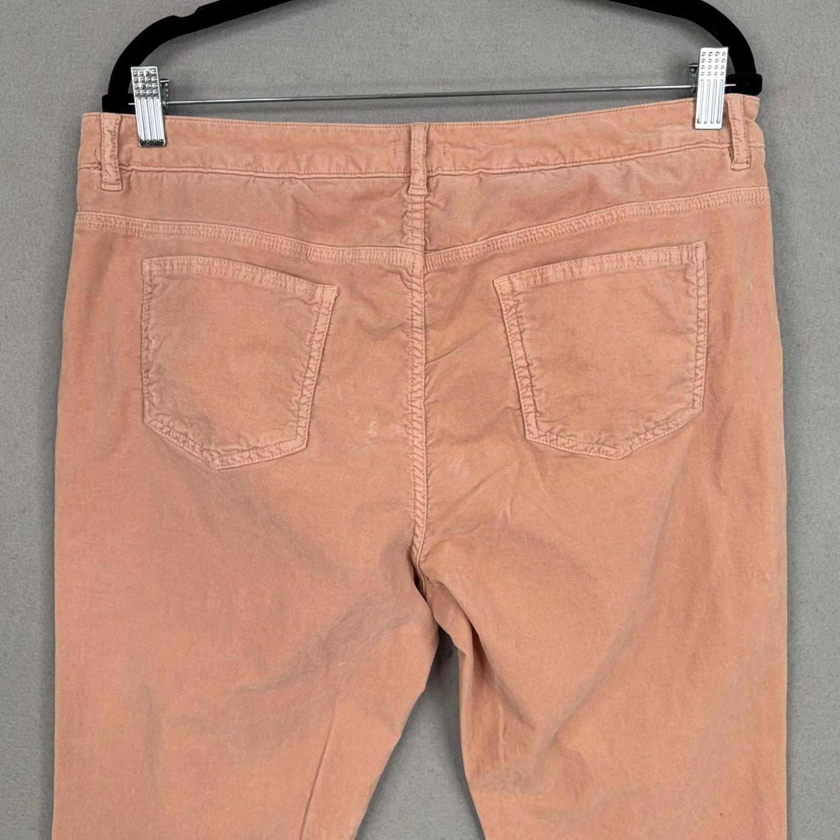 J.McLaughlin J McLaughlin Pants Womens 14 Pink Peach Stretch Ankle Chino Casual City Preppy Size 36" / US 14 / IT 50 - 7 Thumbnail