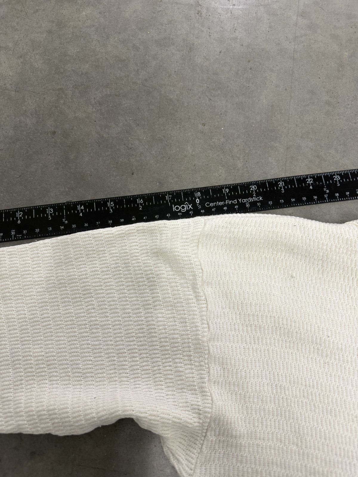 Hanes Vintage Hanes Thermal Lined White Long Sleeve Shirt 70s USA Size US L / EU 52-54 / 3 - 6 Thumbnail