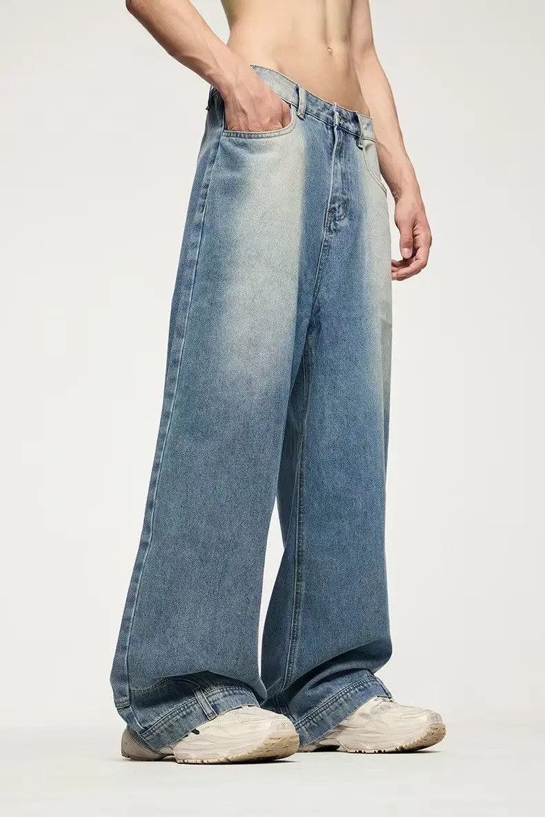 Designer × Japanese Brand Streetwear Hip Hop Loose Casual Jeans Size US 32 / EU 48 - 2 Thumbnail