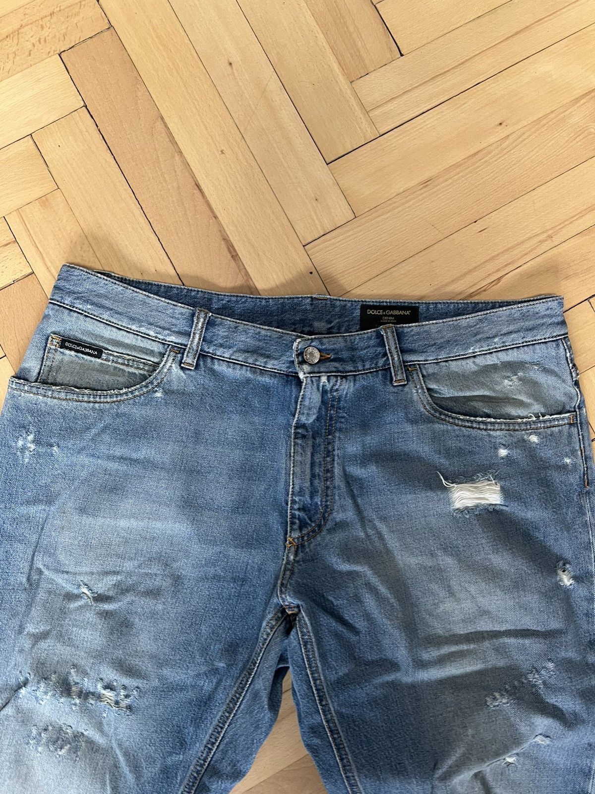Dolce & Gabbana Dolce & Gabbana distressed denim jeans Taormina Size US 38 / EU 54 - 5 Thumbnail